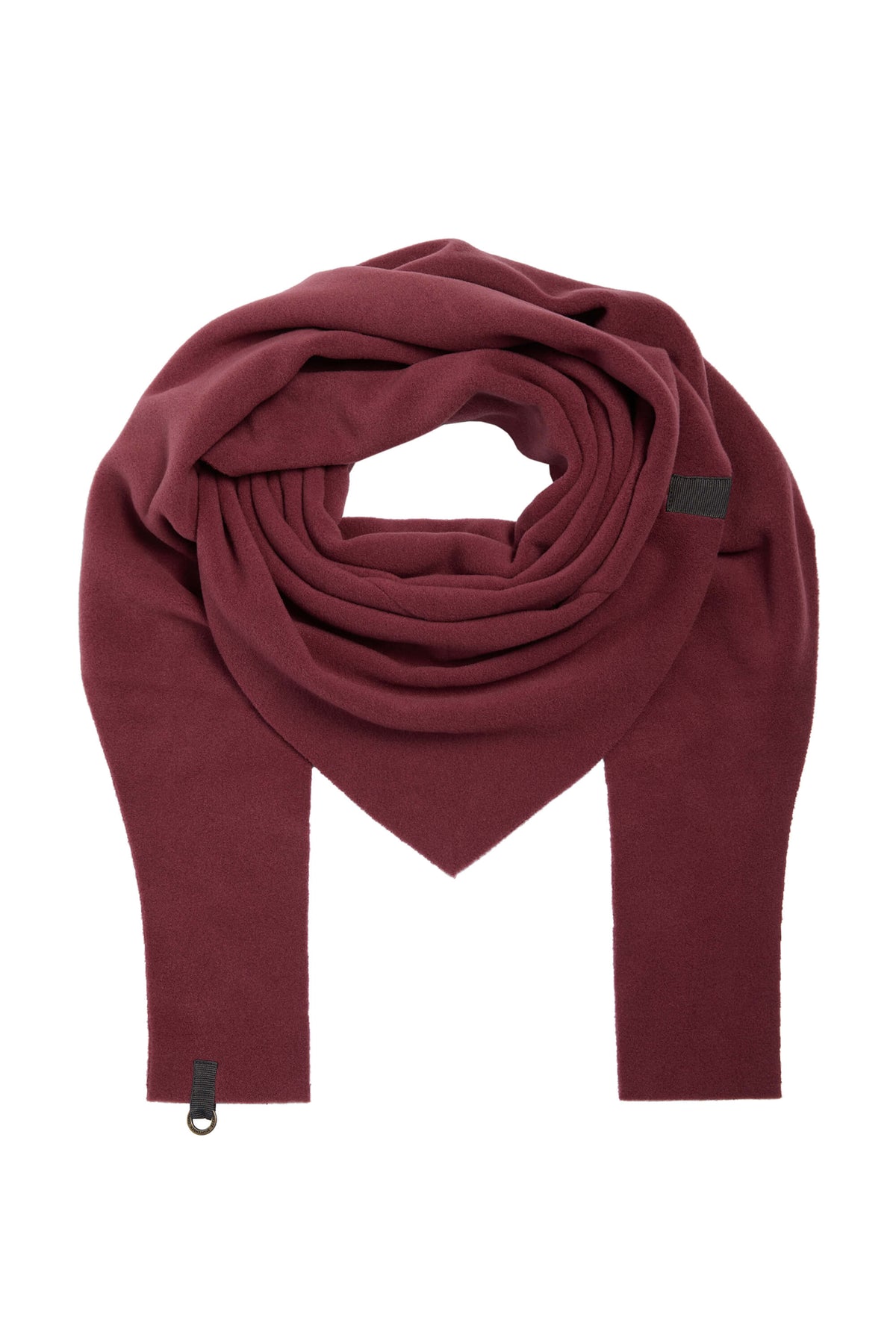 Triangle scarf style 4051 in bordeaux
