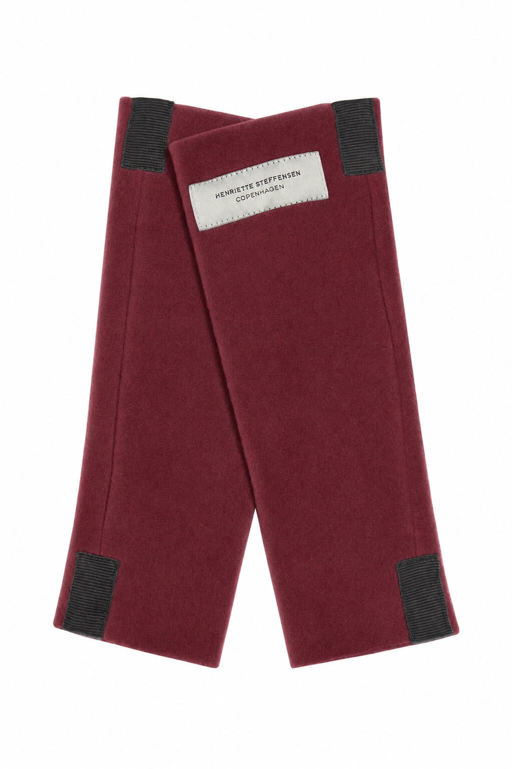 Freece wrist warmers in bordeaux
