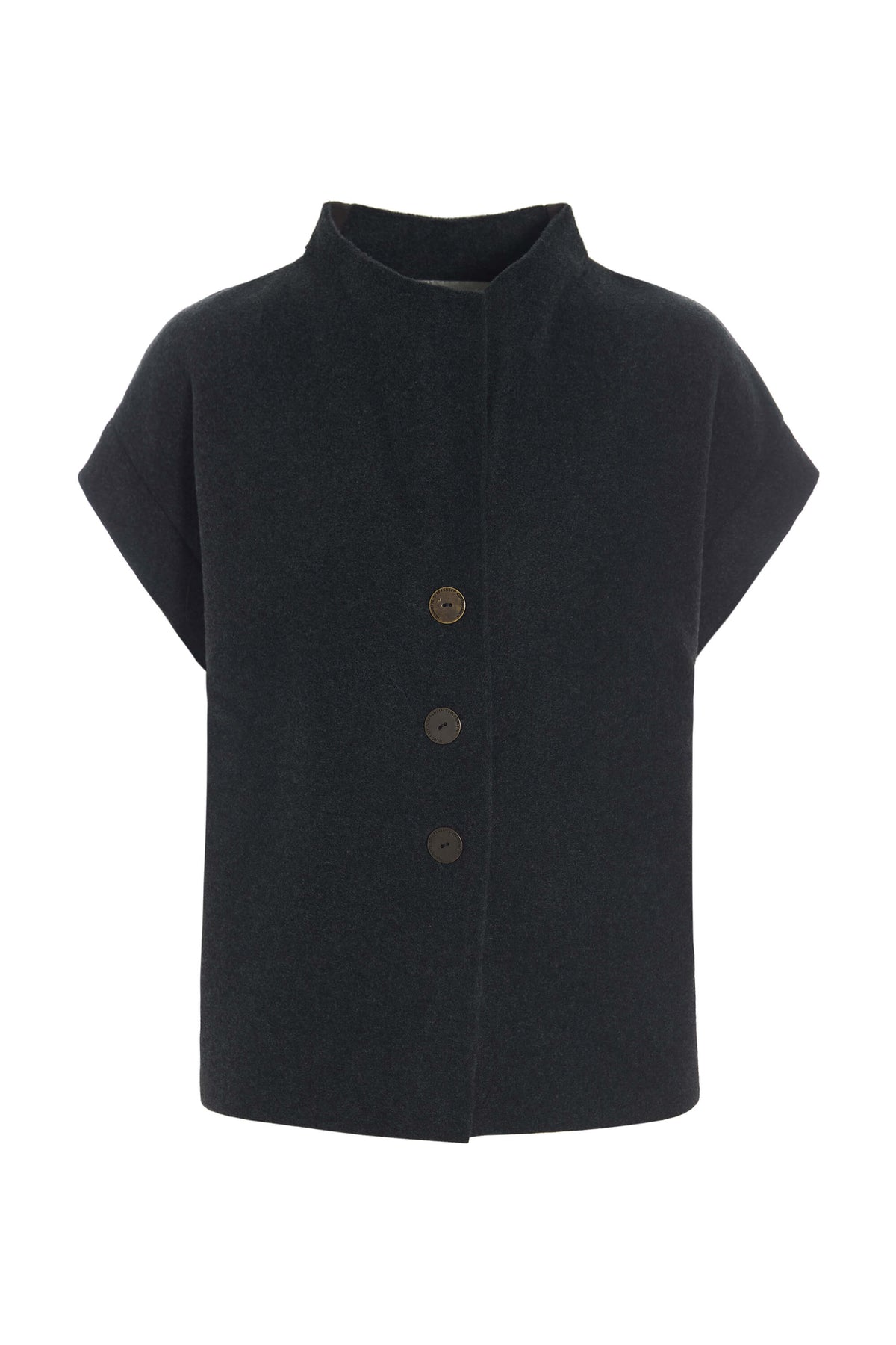 7170 Vest in Soft Black