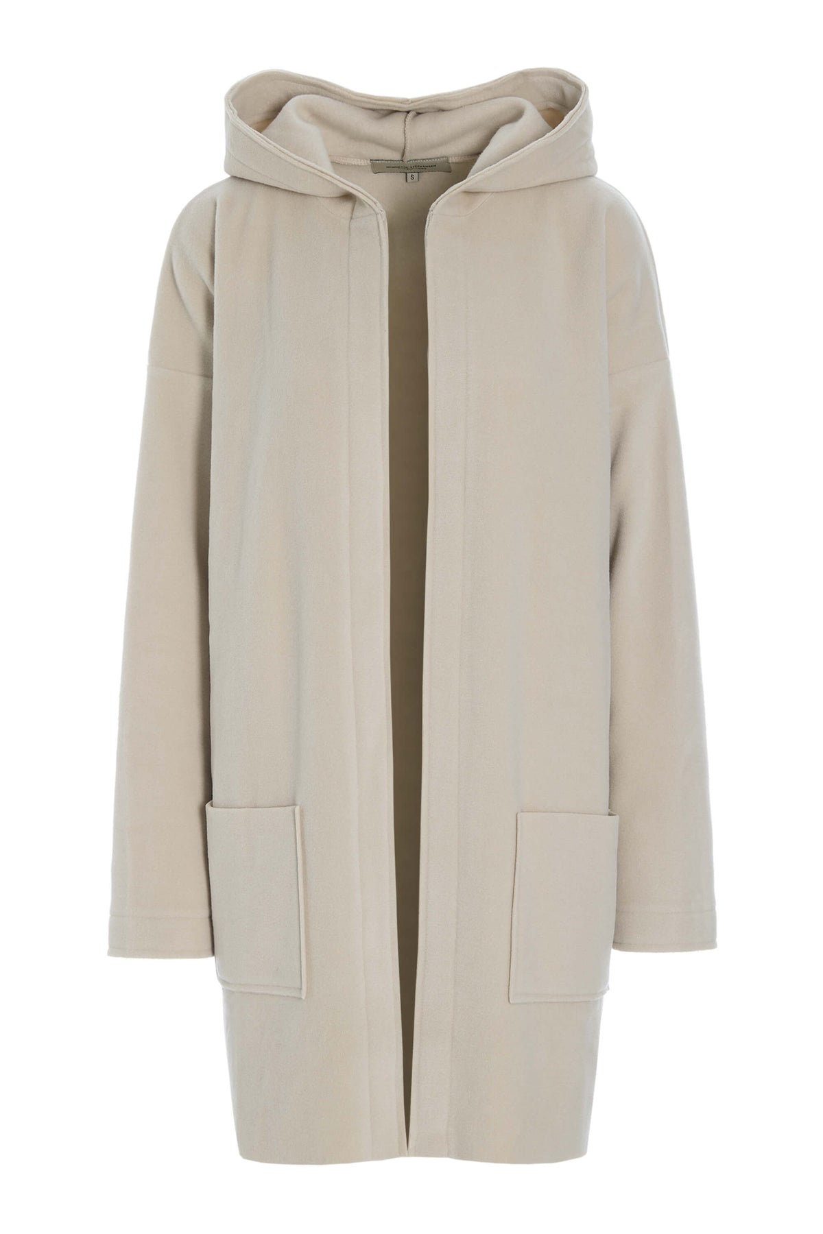 HSCPH mid-length fleece cardigan with a hood
