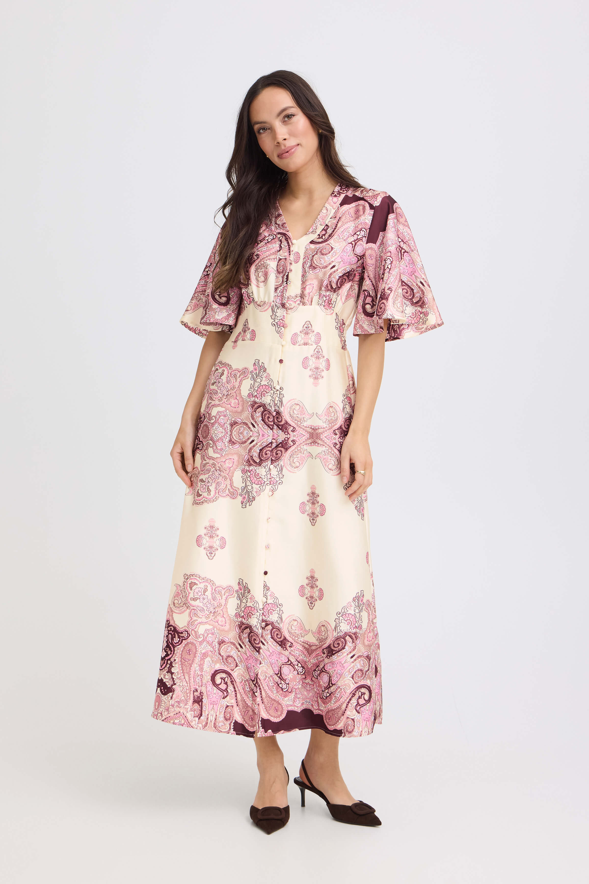 b.young BYJANNIKE Paisley Print Dress