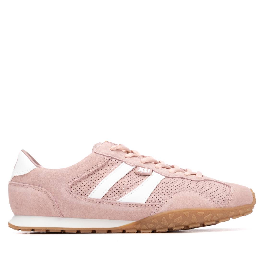 Pink suede summer runners