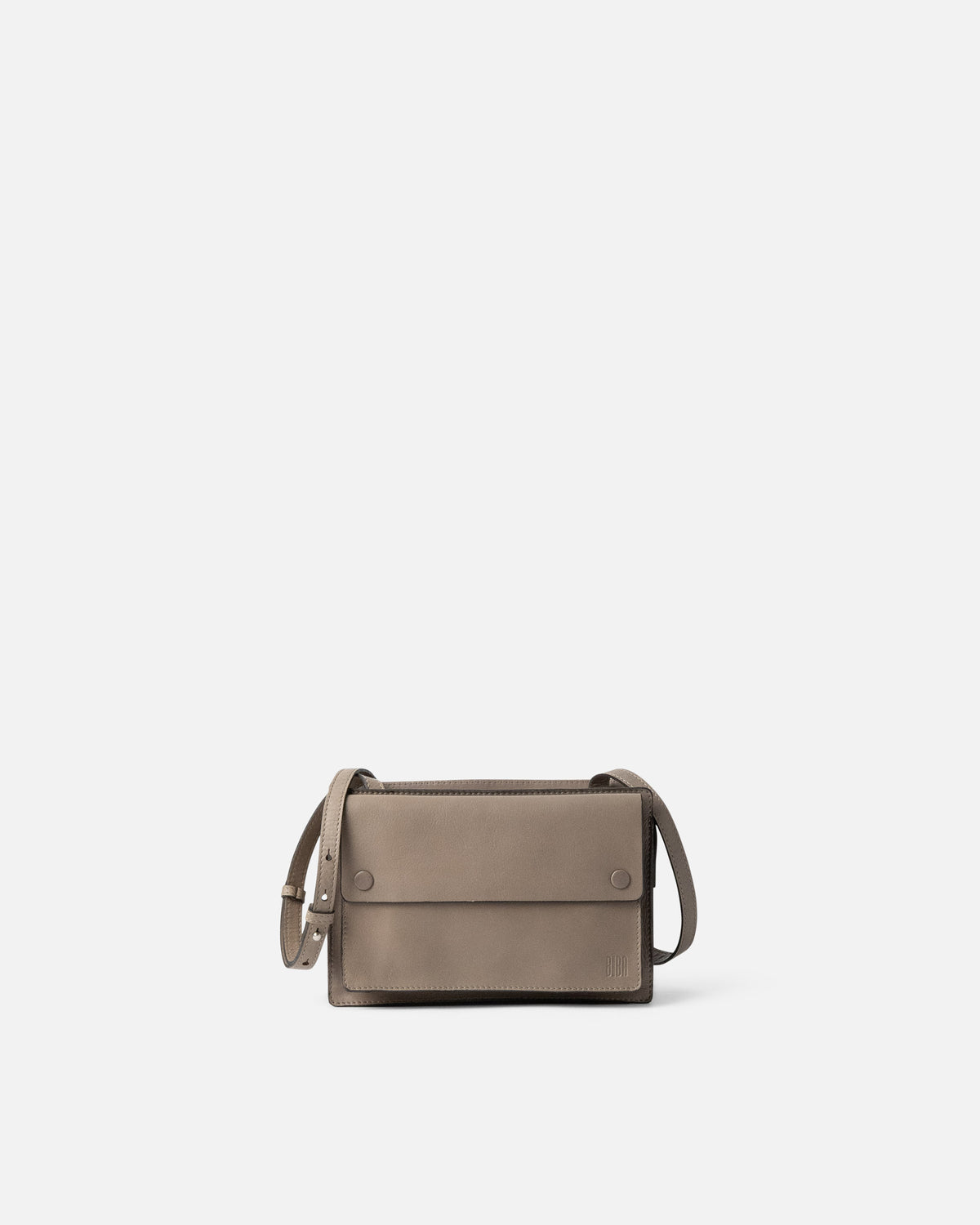 BIBA leather crossbody bag with zip closure
