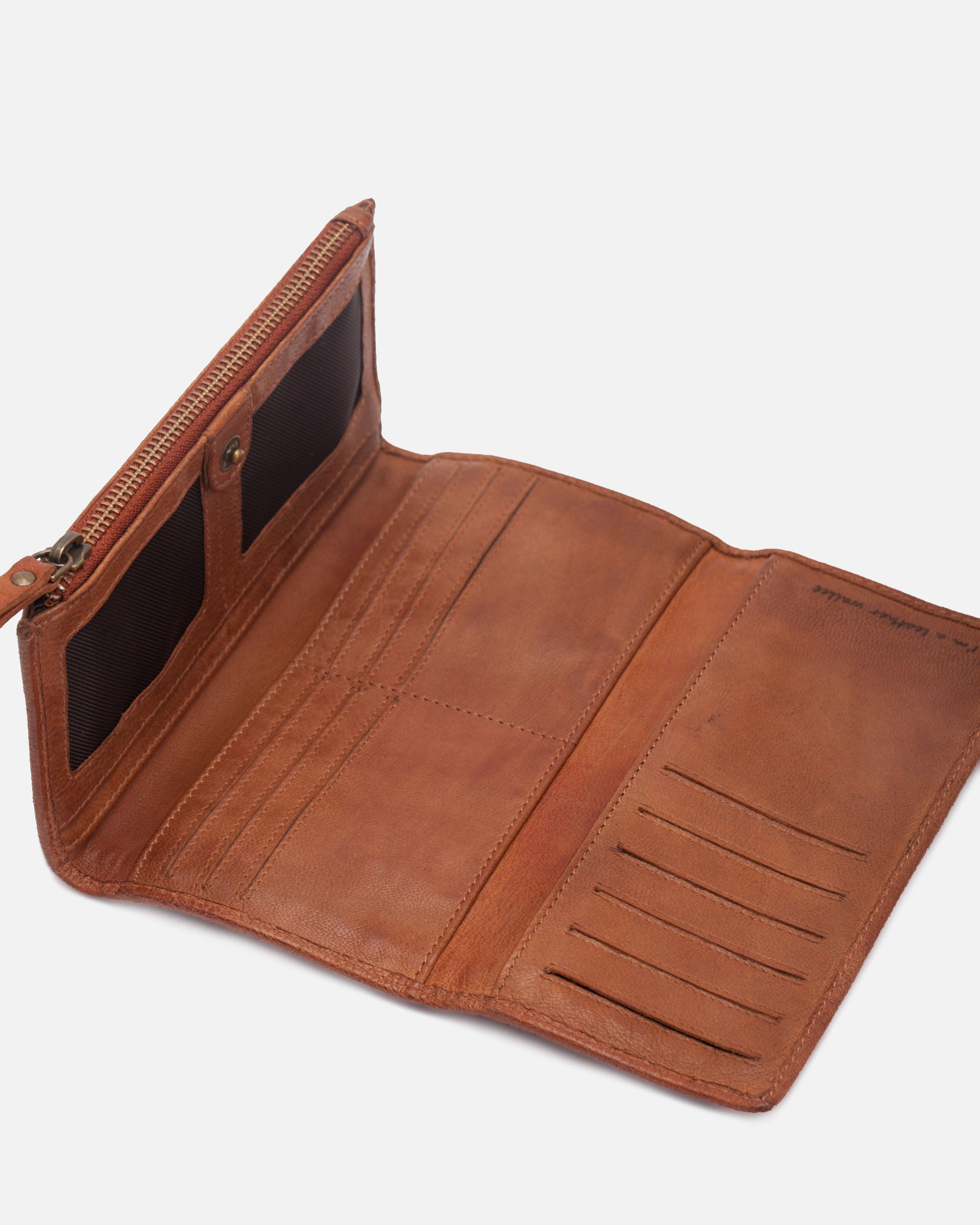BIBA Portland washed leather purse