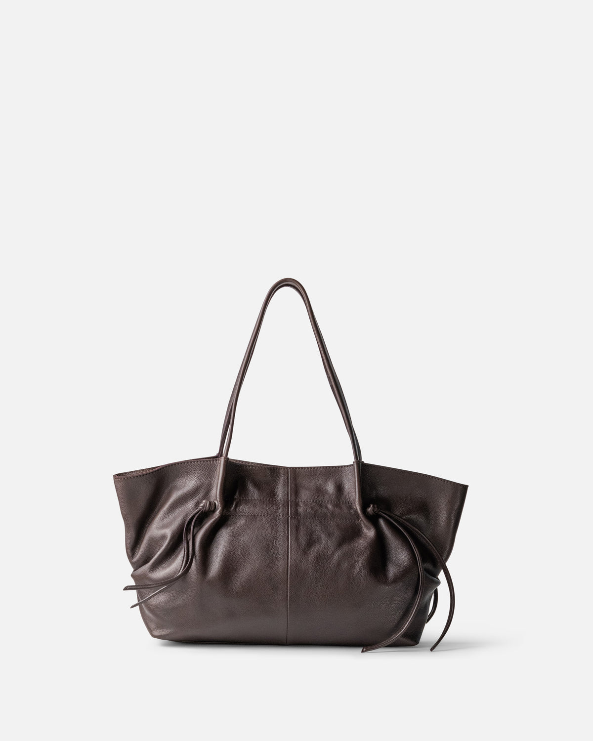 BIBA leather tote bag back view
