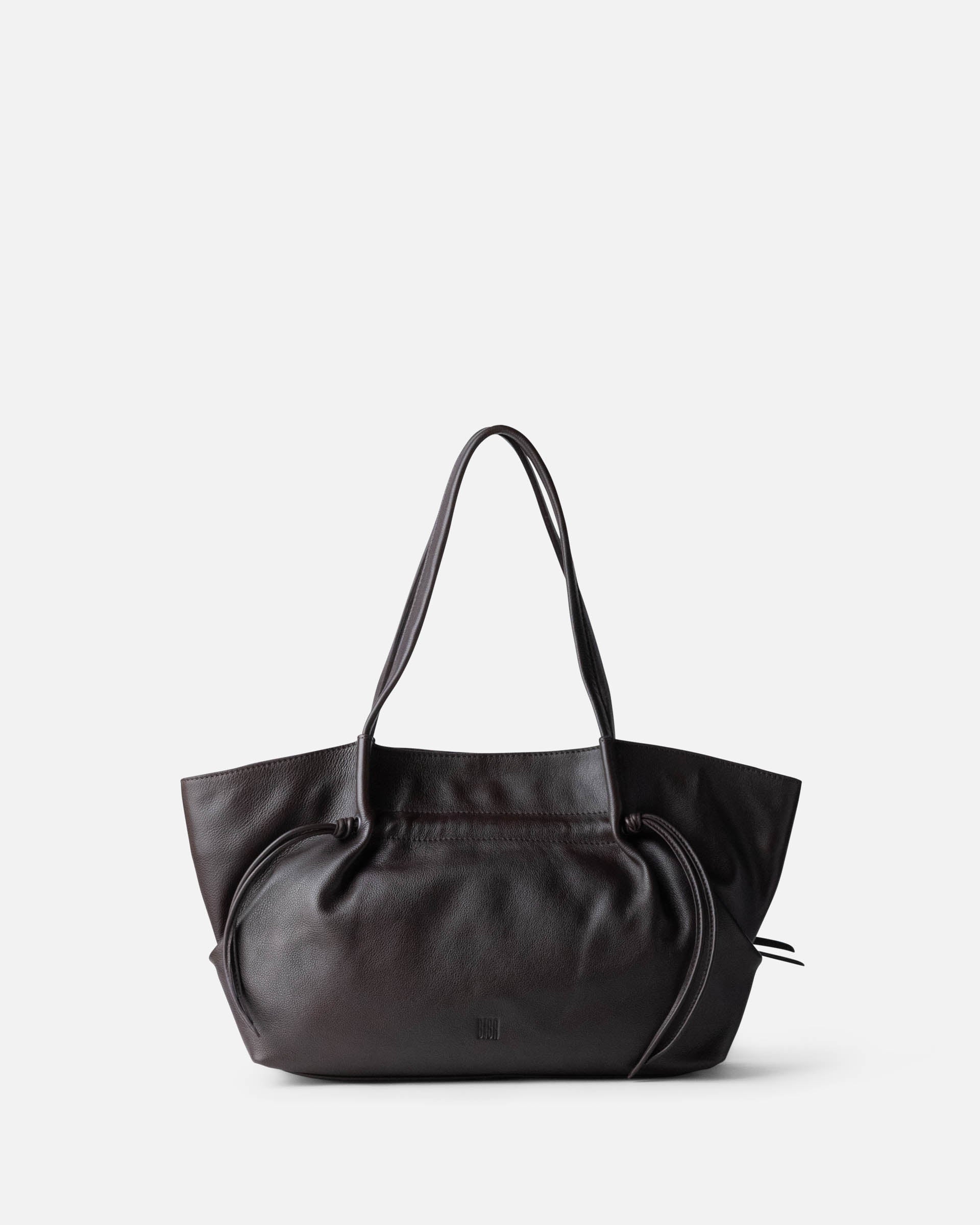 BIBA Brumley leather shopper bag front view