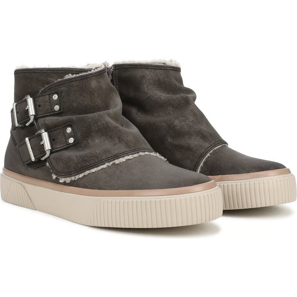 Blowfish Malibu Antwerp charcoal faux leather sneaker boots