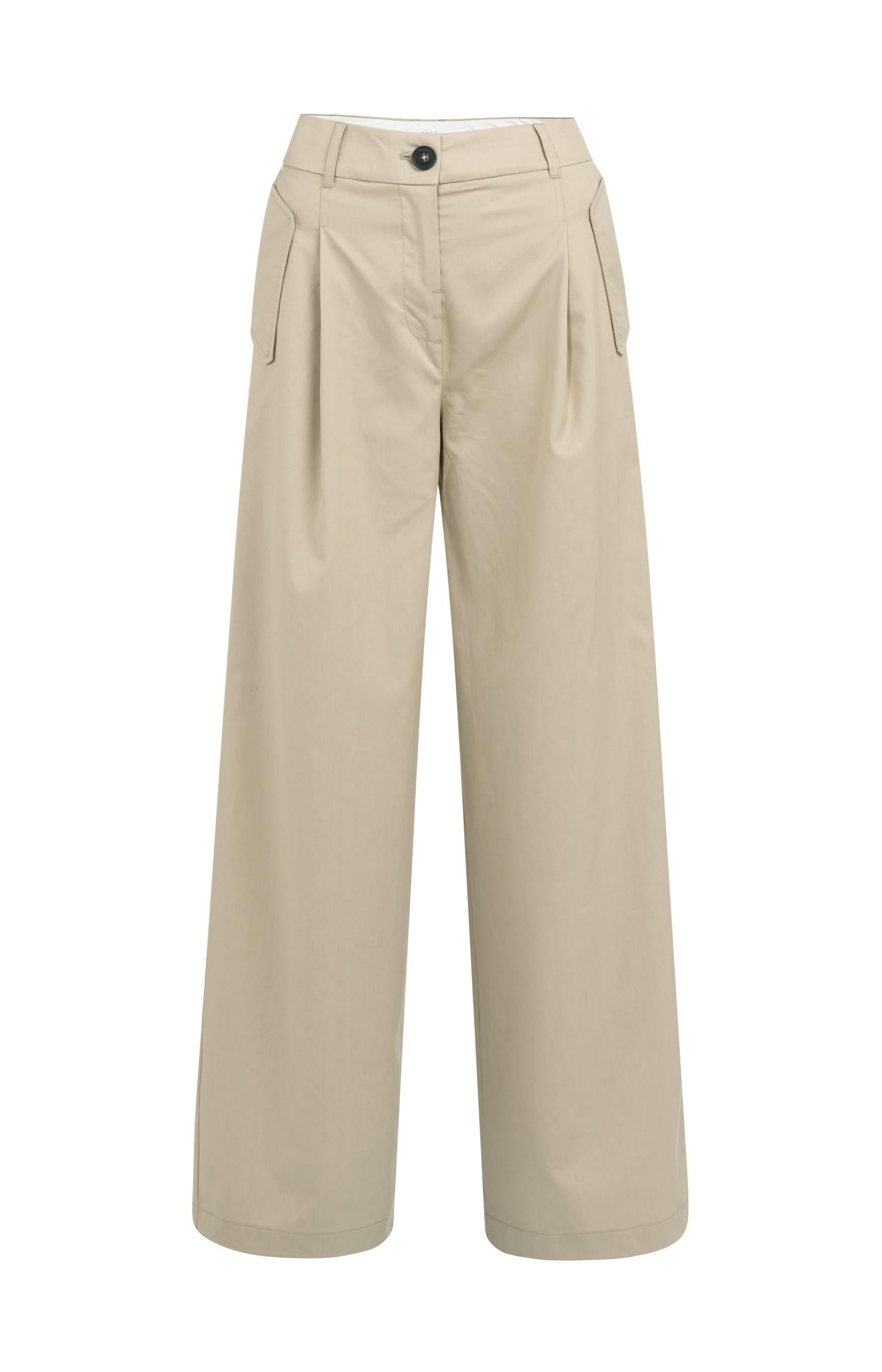 YAYA Cargo Trousers With Pleat Details