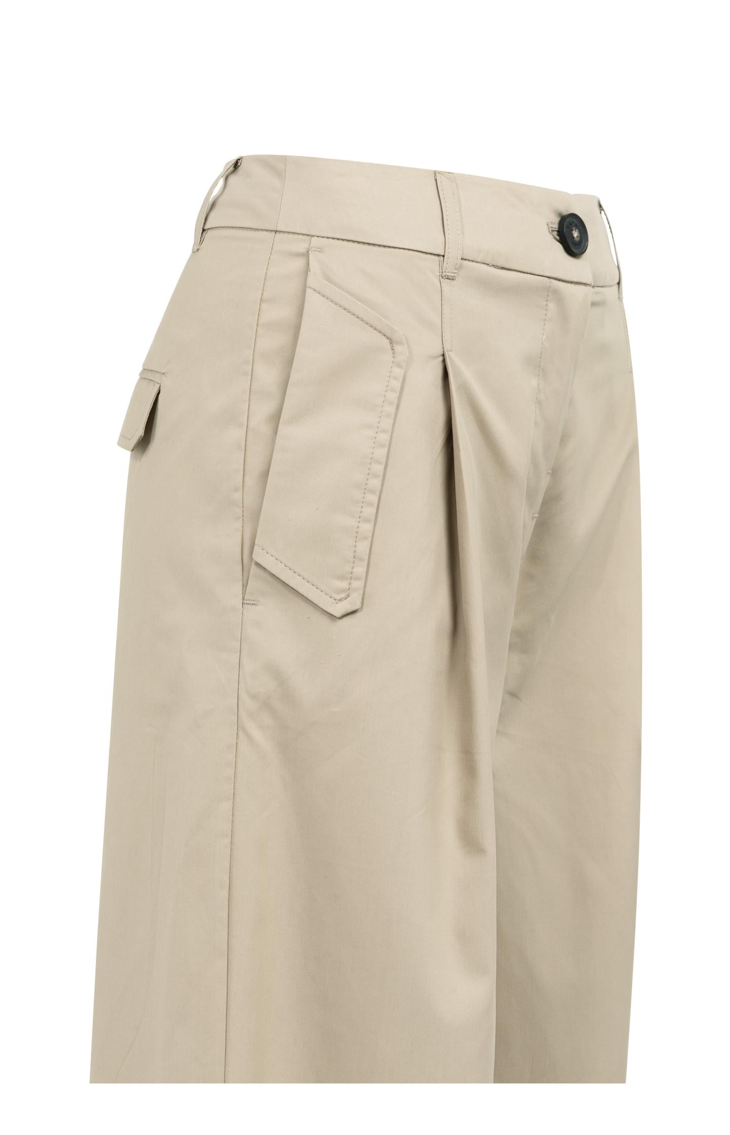 YAYA Cargo Trousers With Pleat Details