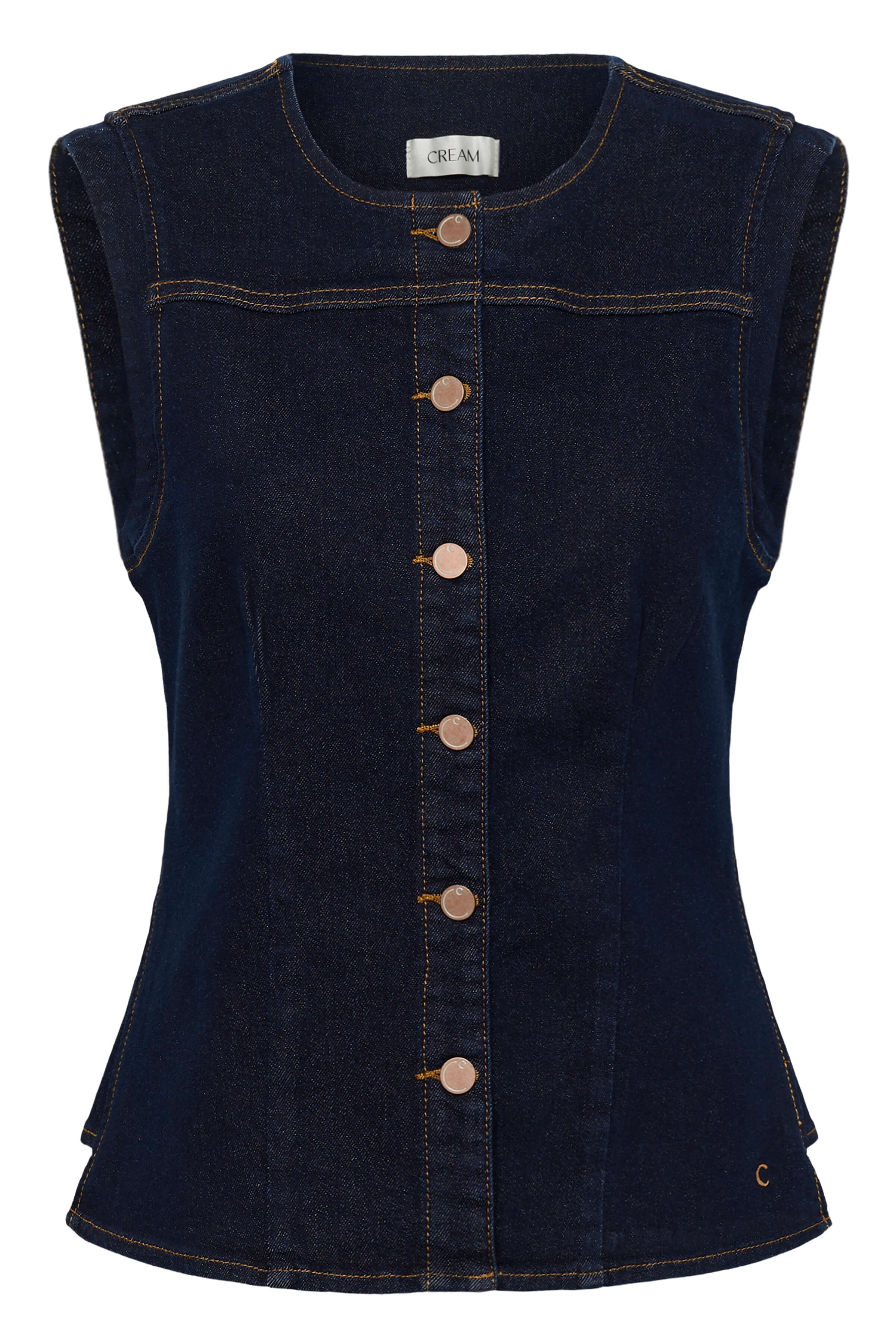 CREAM Damy Denim Waistcoat