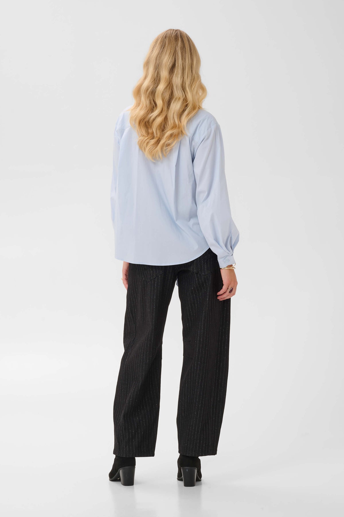 Cream Saffa regular-fit shirt back view
