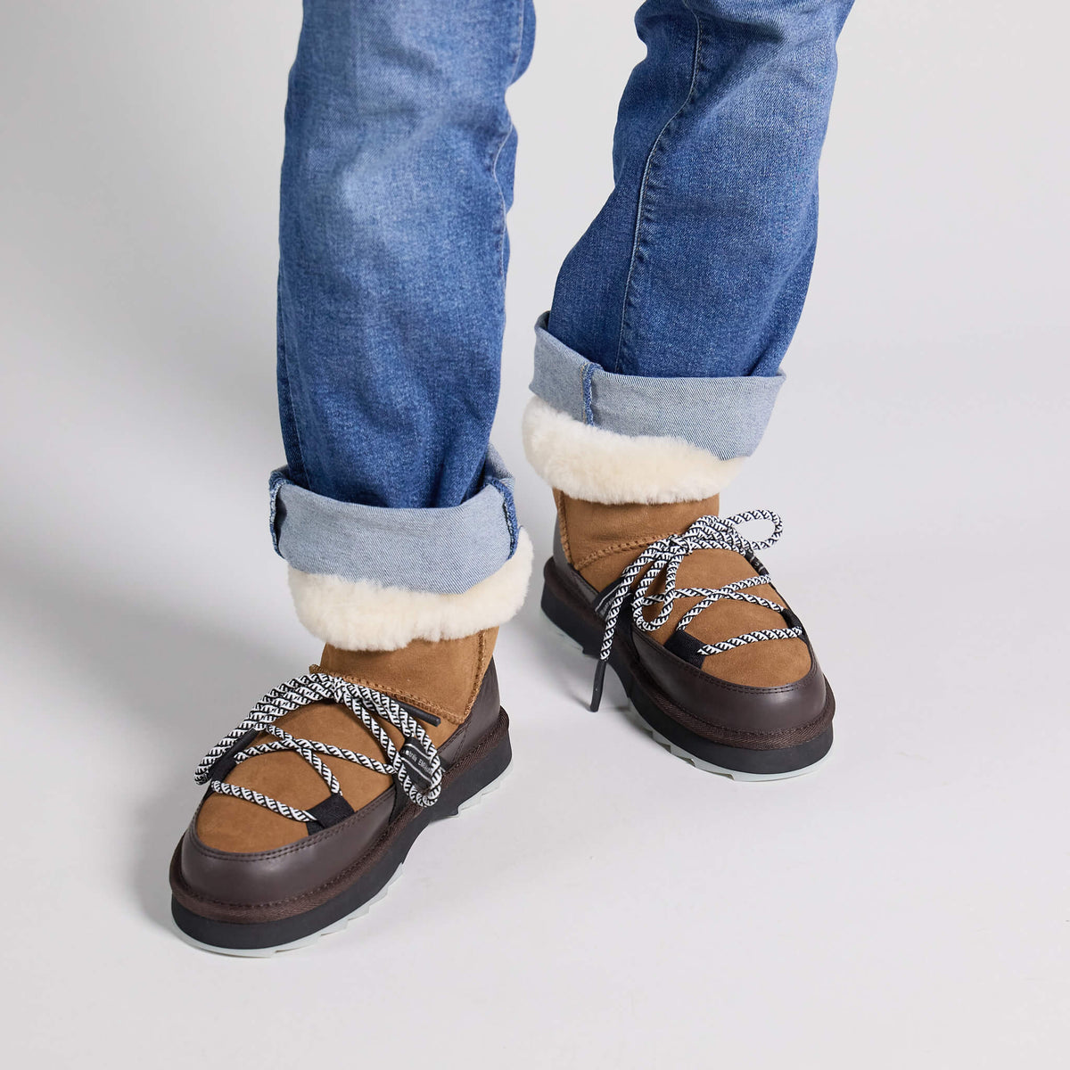 EMU Blurred Micro hiking-inspired ankle boots