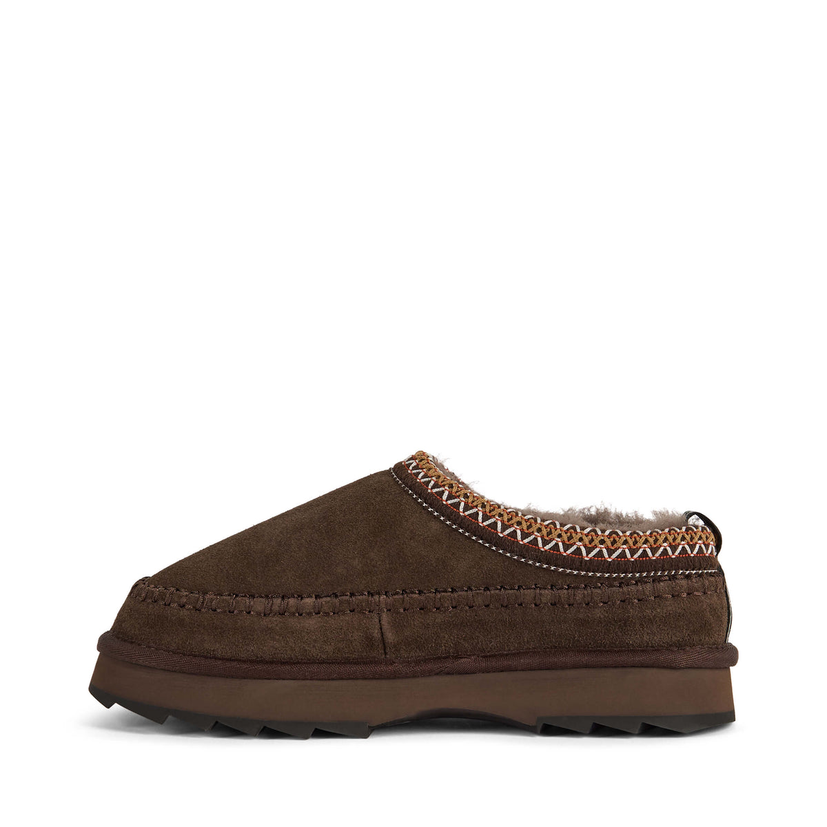 EMU Australia embroidered backless slippers