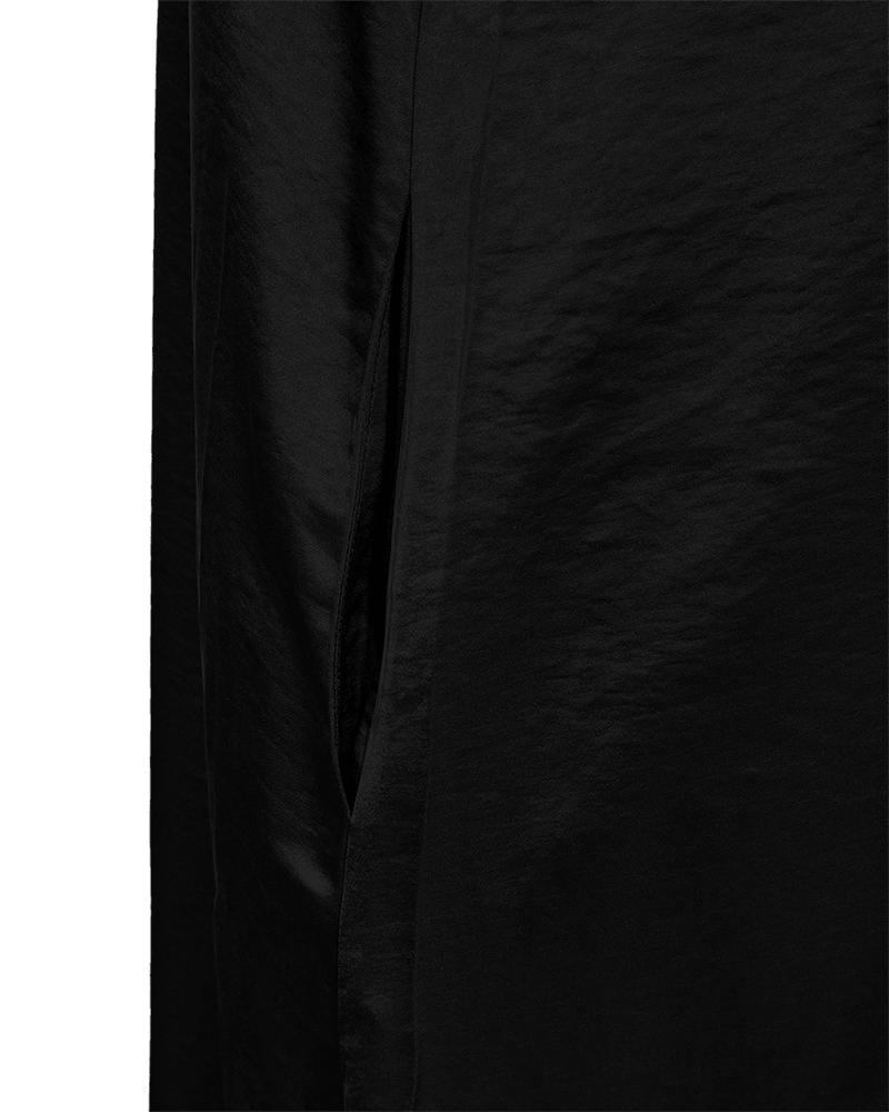 Freequent Dove asymmetric midi dress side view