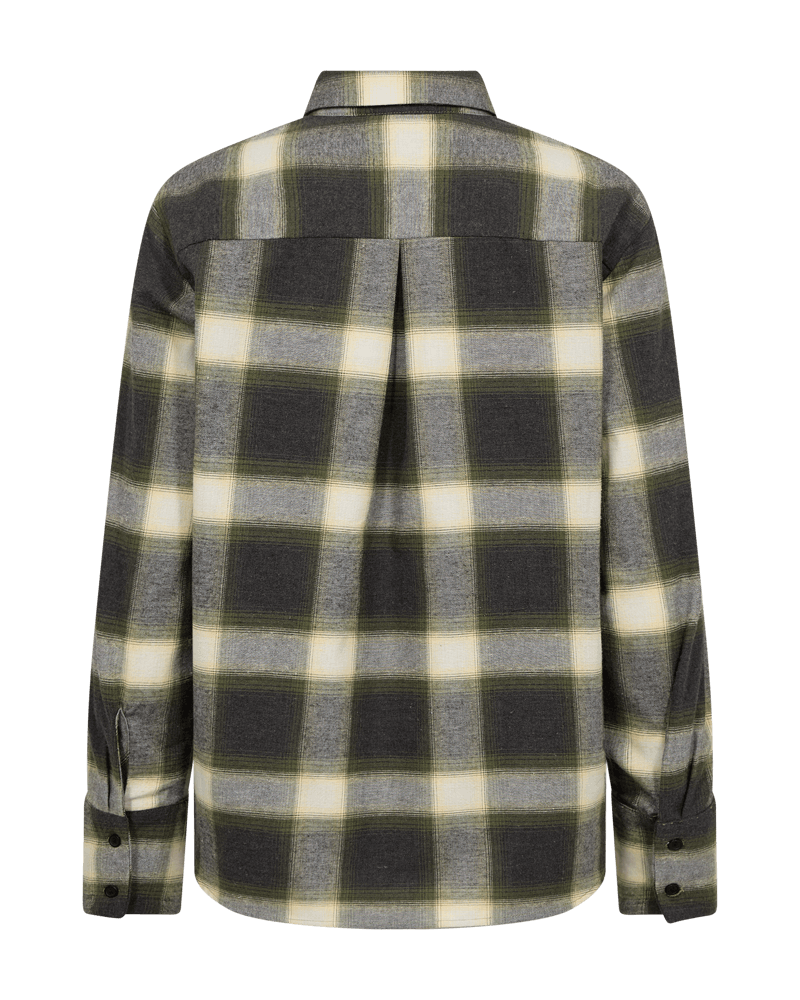 Freequent Erino Shirt with a loose fit and classic collar