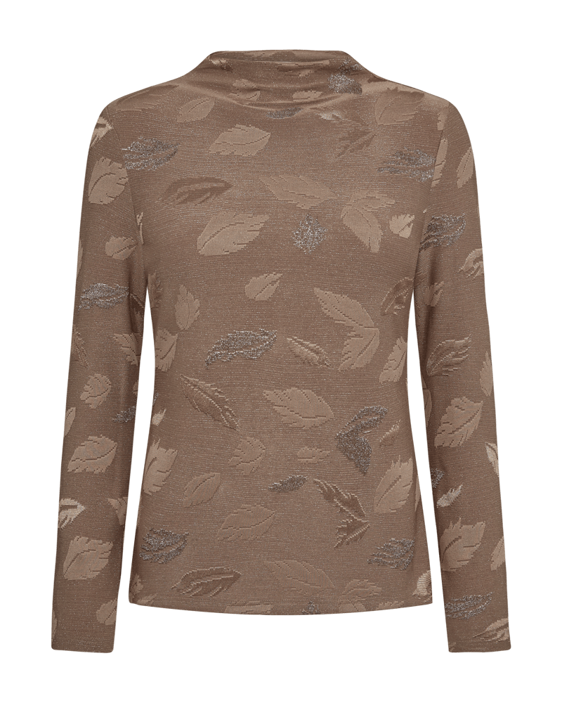 Freequent Isko slim-fit jersey blouse front view