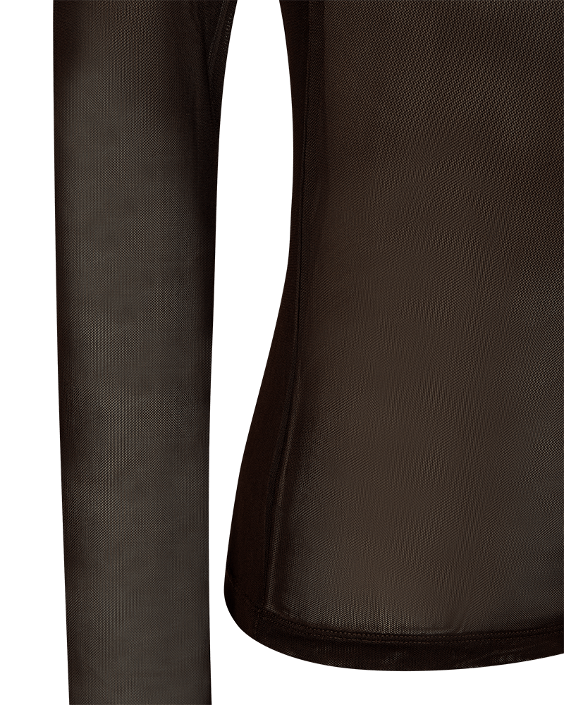 Freequent Meshka lightweight sheer fabric detail