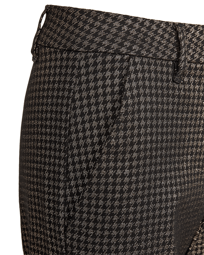 Freequent Rexy metallic houndstooth fabric detail