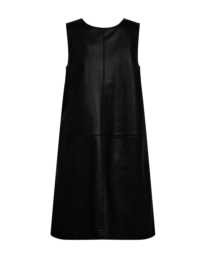 Freequent Veggy faux leather dress back view