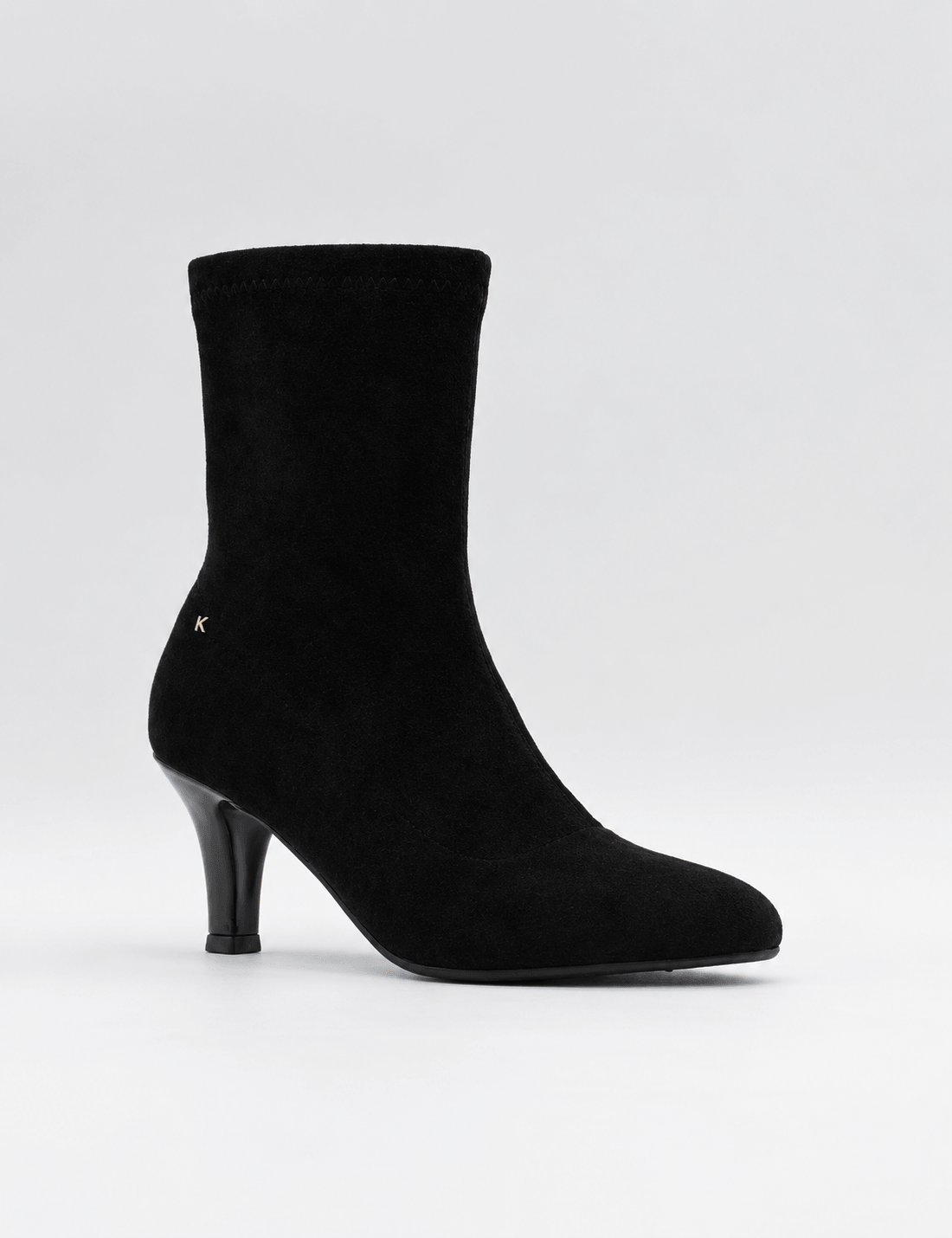 Kate Appleby Chishill Black Faux Suede Sock Boots