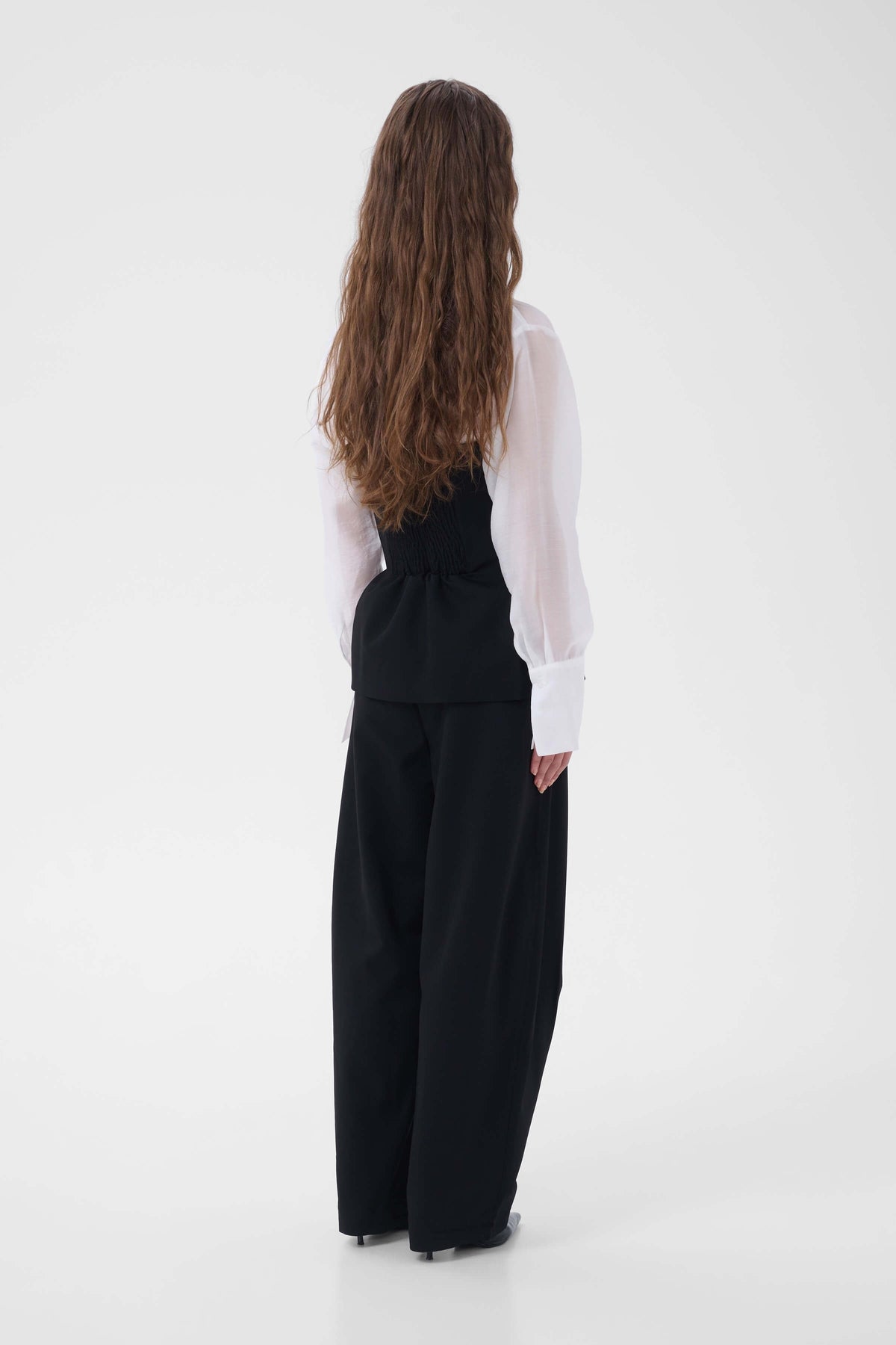 My Essential Wardrobe Evelina strapless top back view