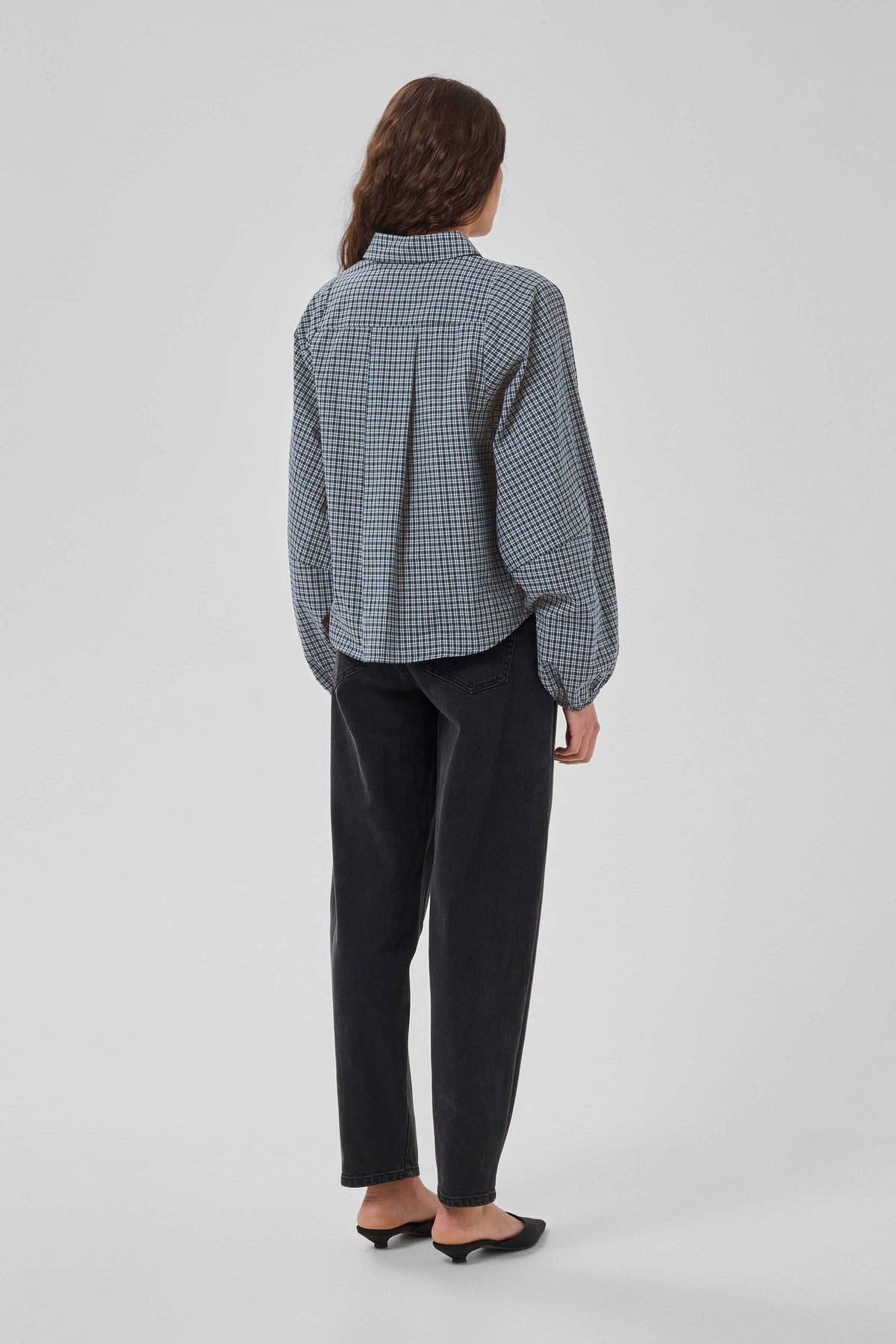 MWIlse shirt with voluminous sleeves and gathered elasticated cuffs
