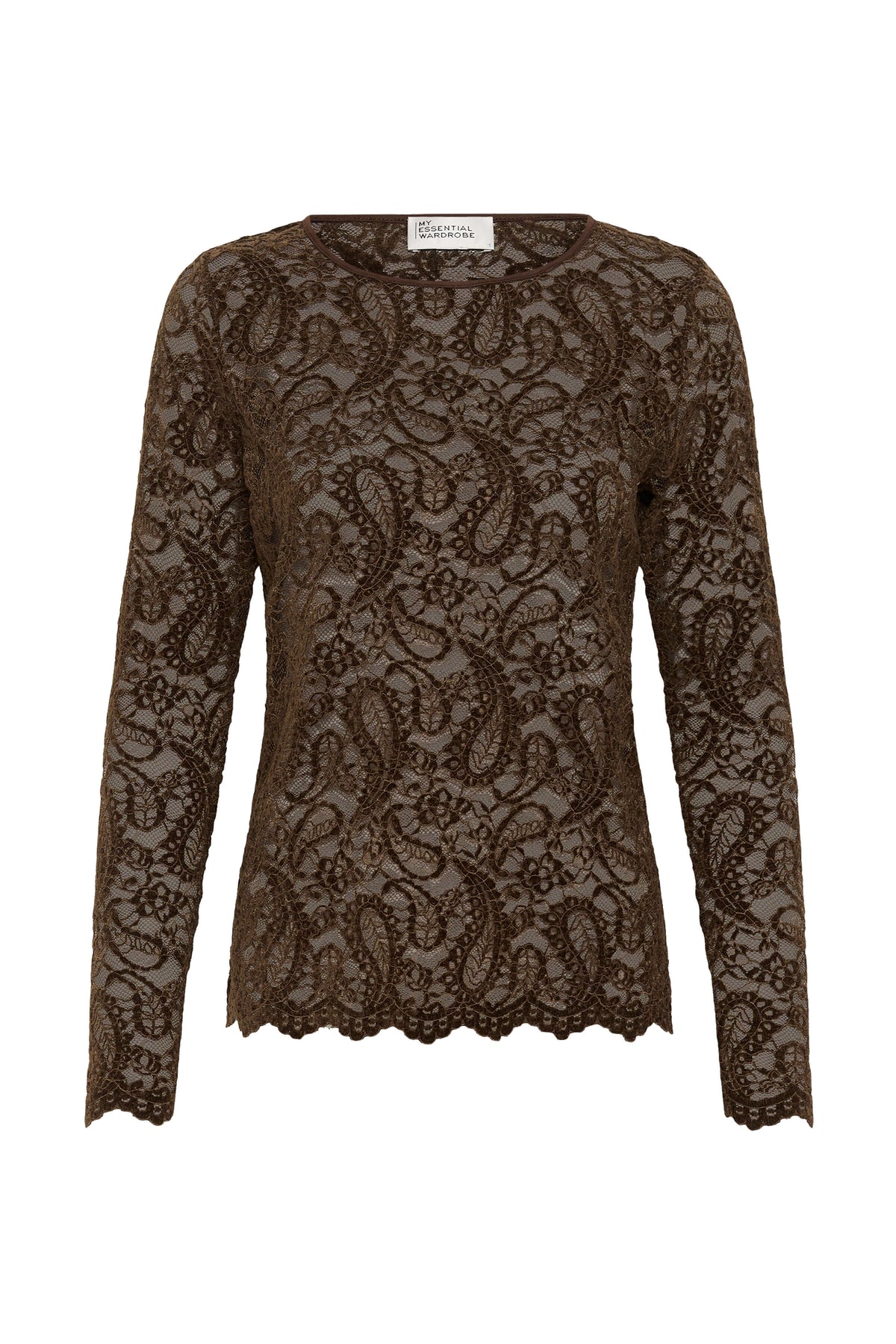 My Essential Wardrobe Salvi lace pattern detail
