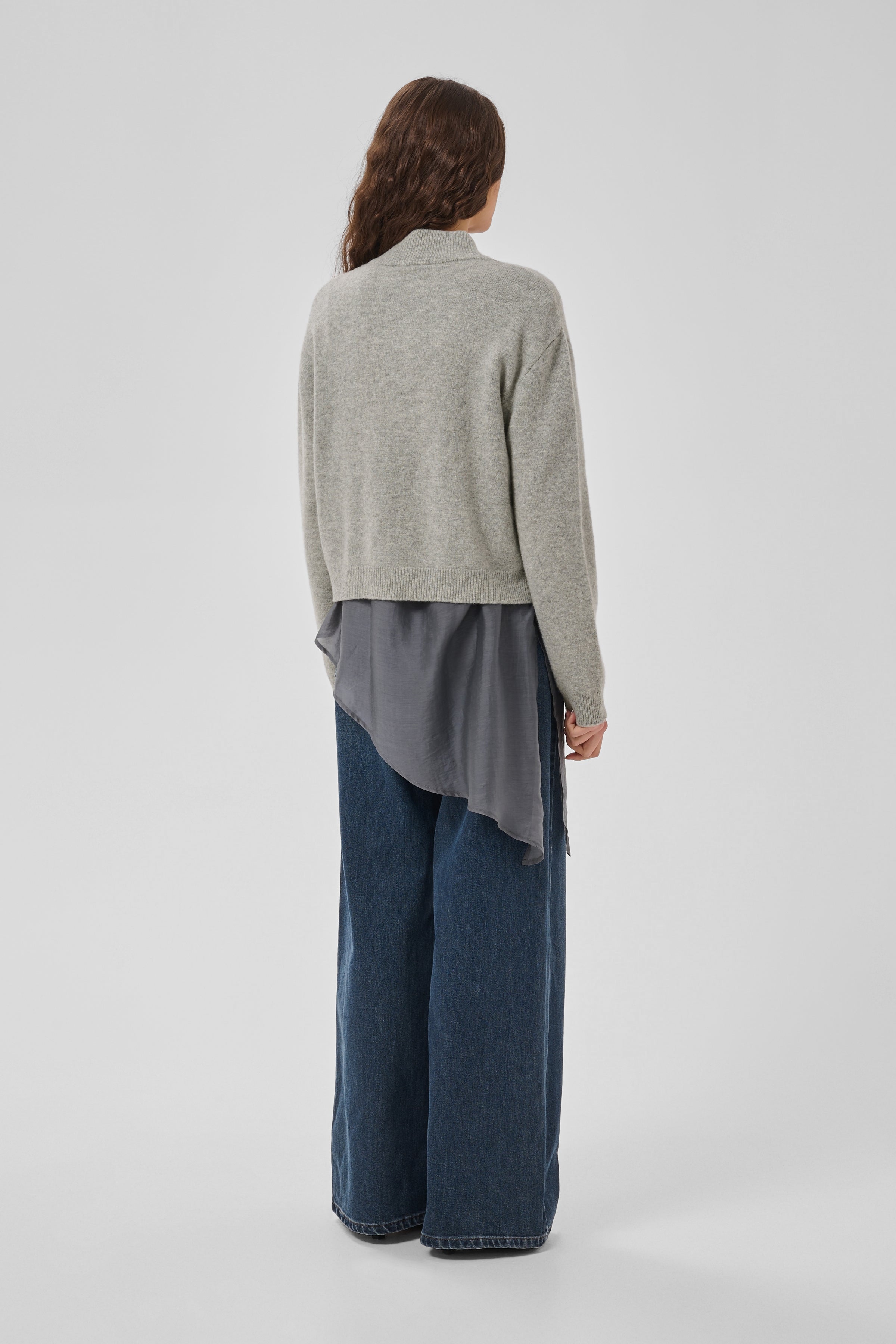 My Essential Wardrobe textured wool cardigan