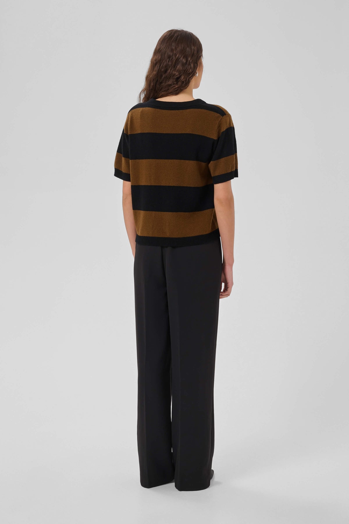 My Essential Wardrobe pure wool striped top