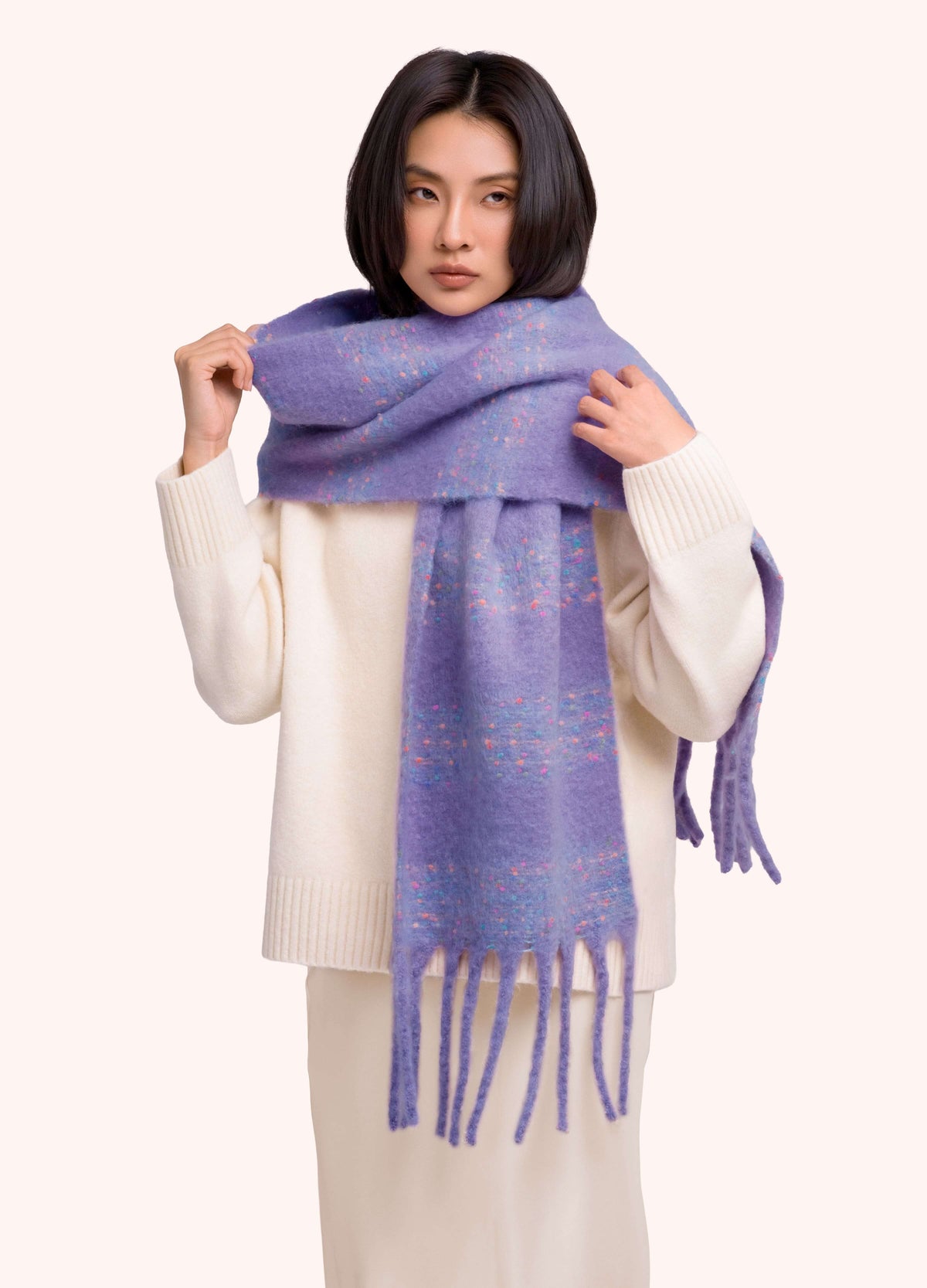 Powder Nancy Cosy Scarf in Lilac