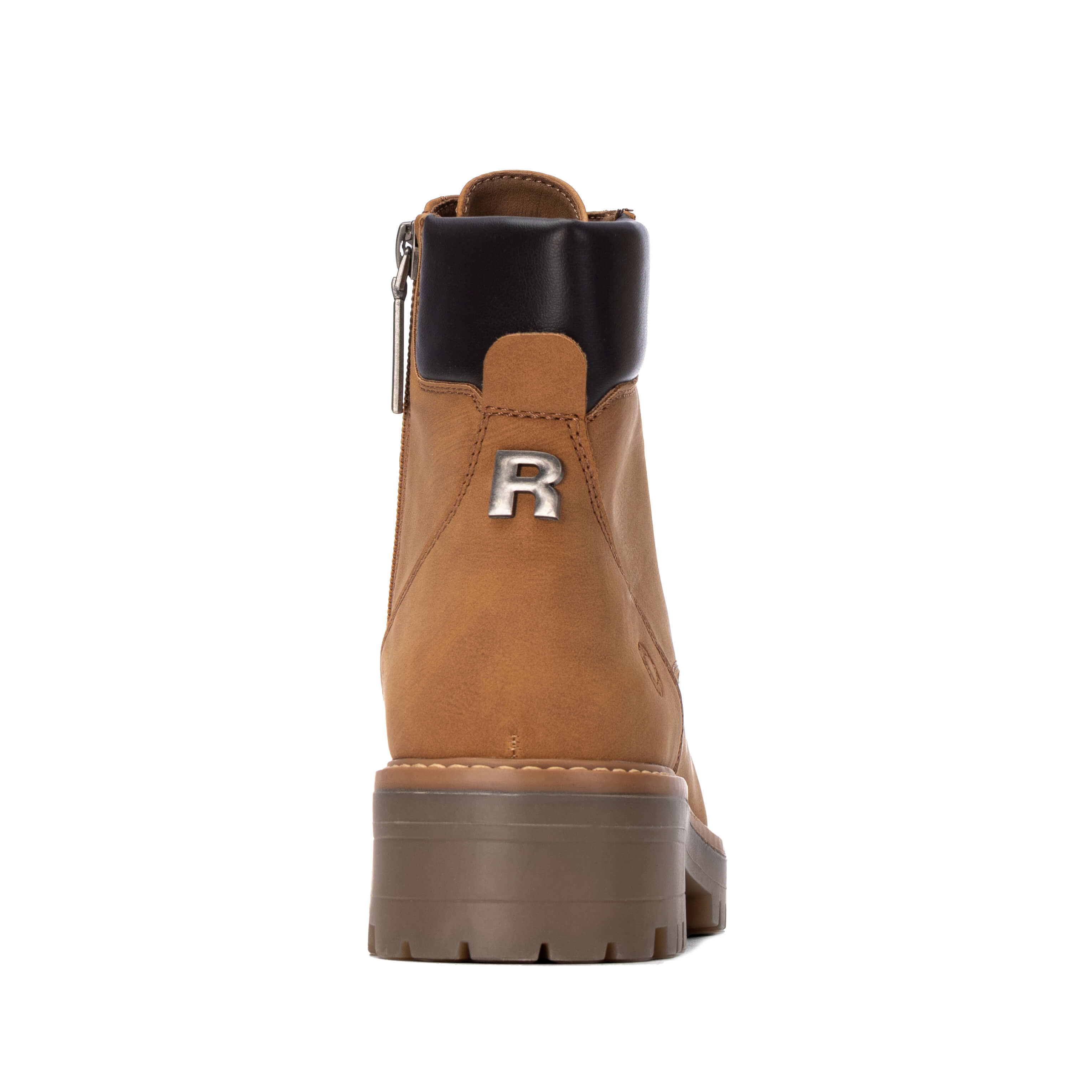 Pair of Refresh women’s ankle boots with chunky lug soles