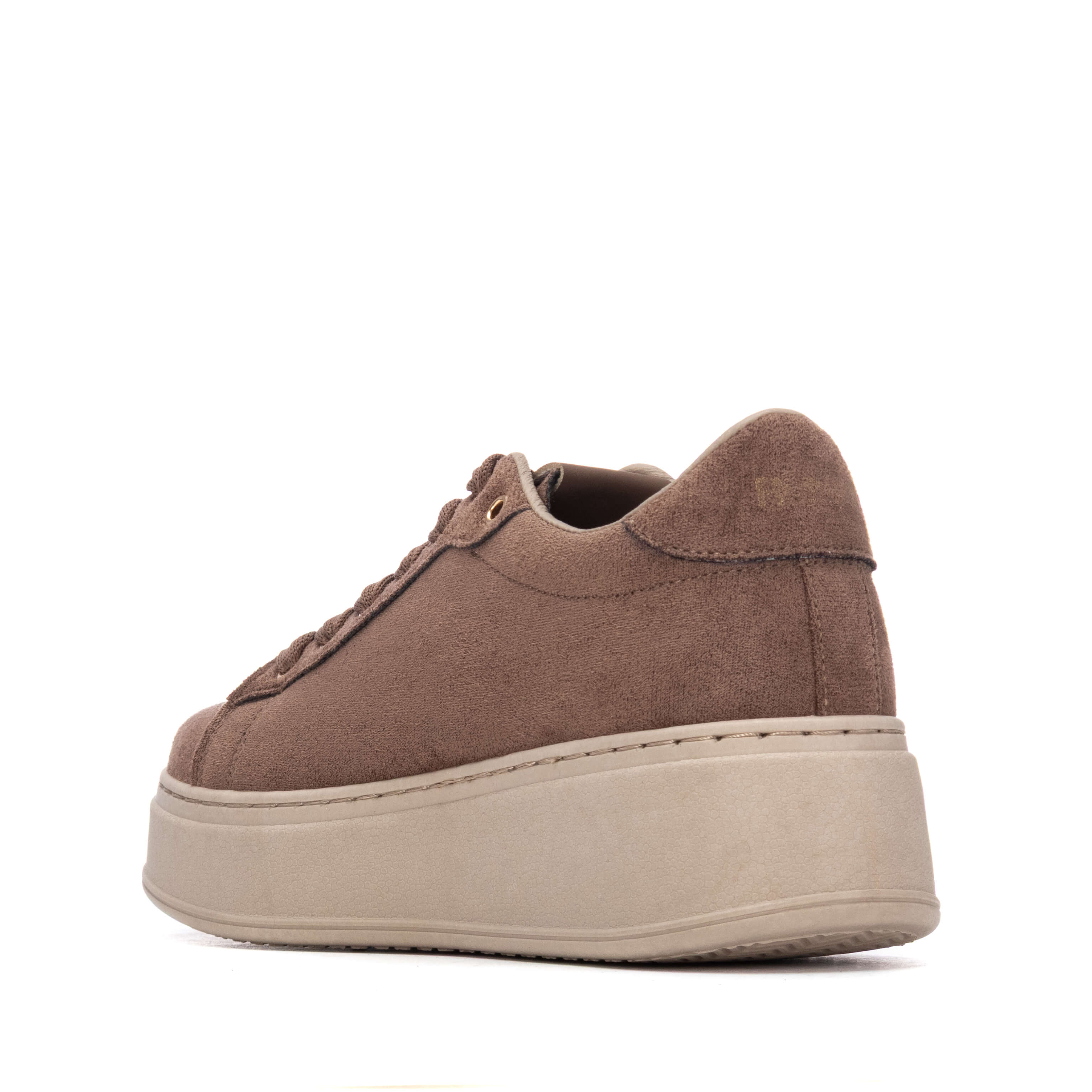 Side view of Refresh women’s runners with decorative lace embellishments