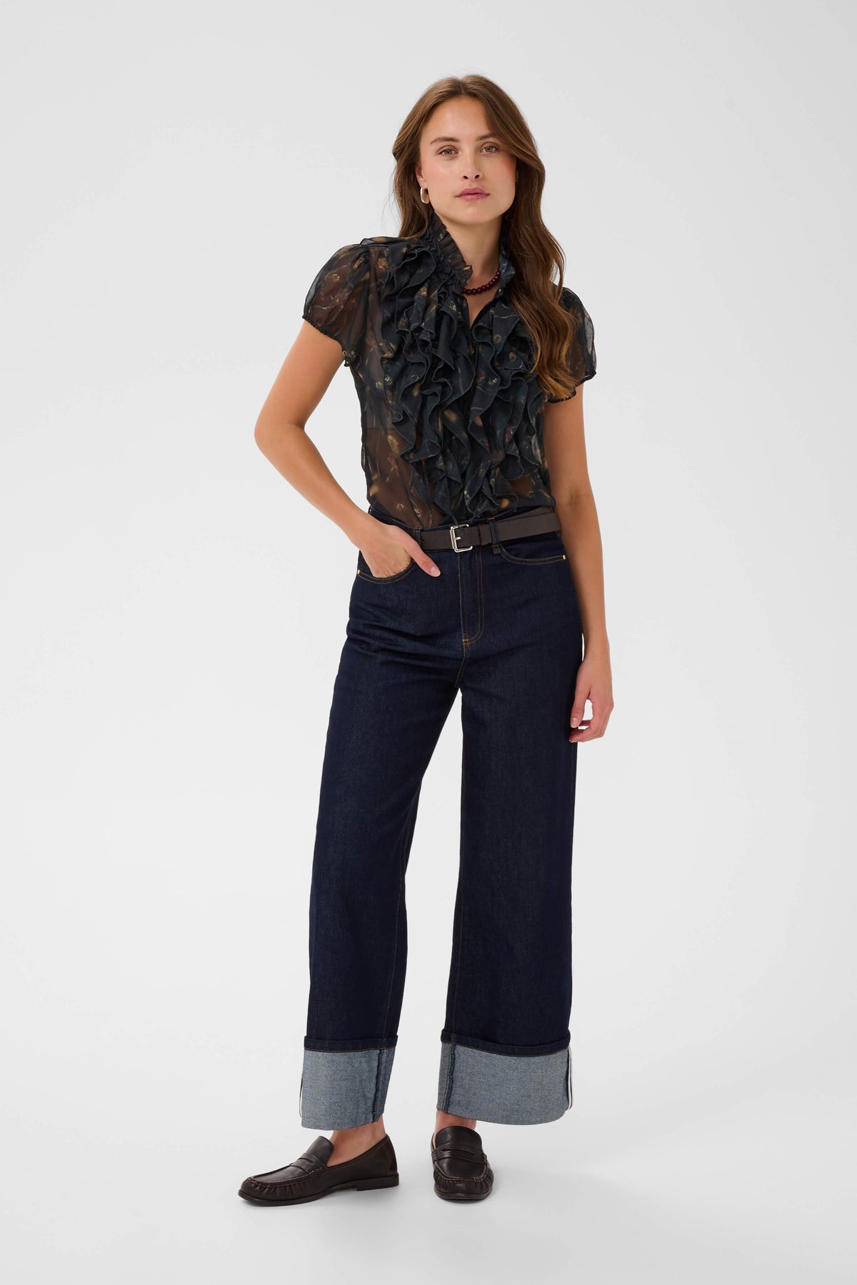 LiljaSZ Shirt by Saint Tropez featuring an all-over floral print