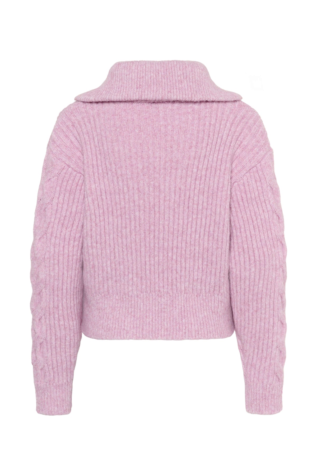 Women’s textured knit pullover with a relaxed silhouette