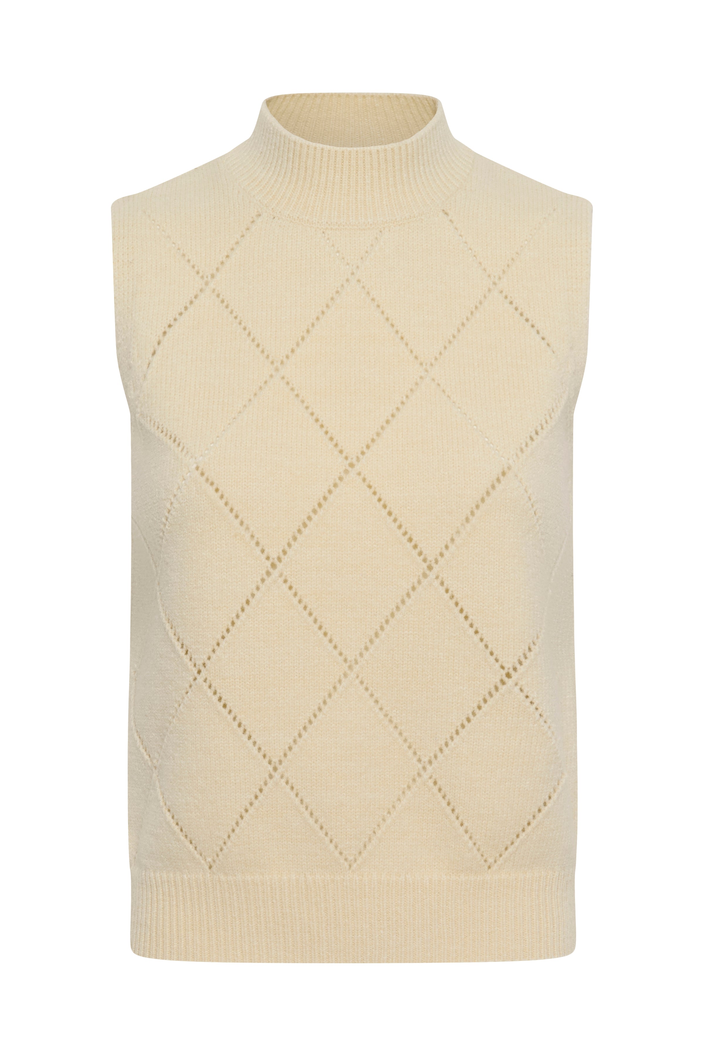 Women’s high-neck sleeveless knit by Saint Tropez