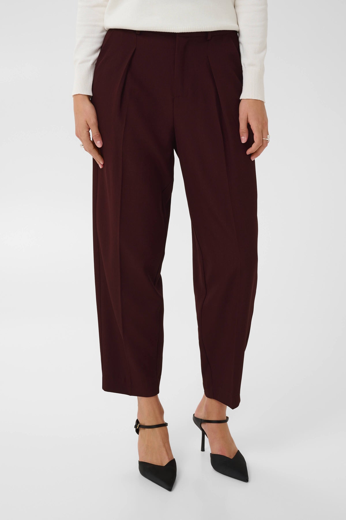 Saint Tropez UbigailSZ trousers in Winetasting Melange