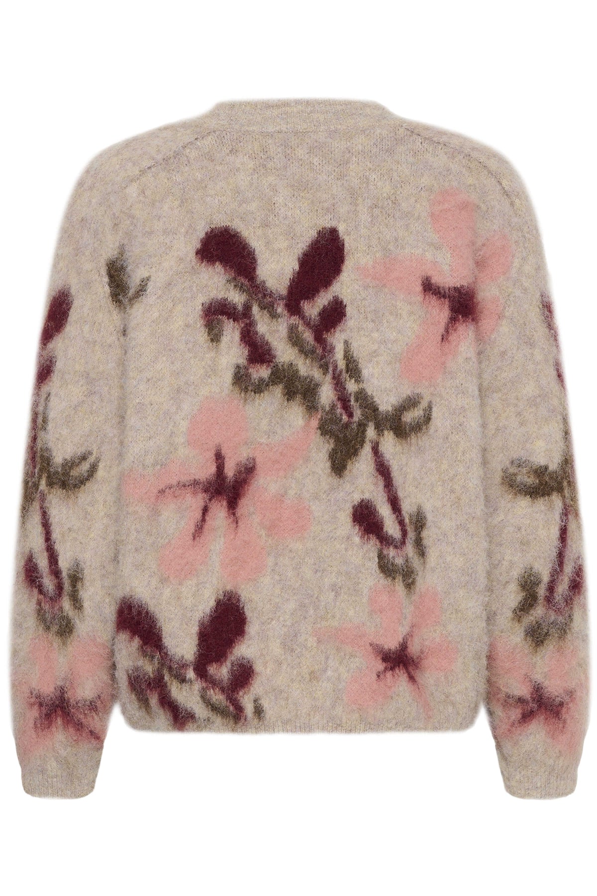 Saint Tropez Ulice patterned knit jumper back view