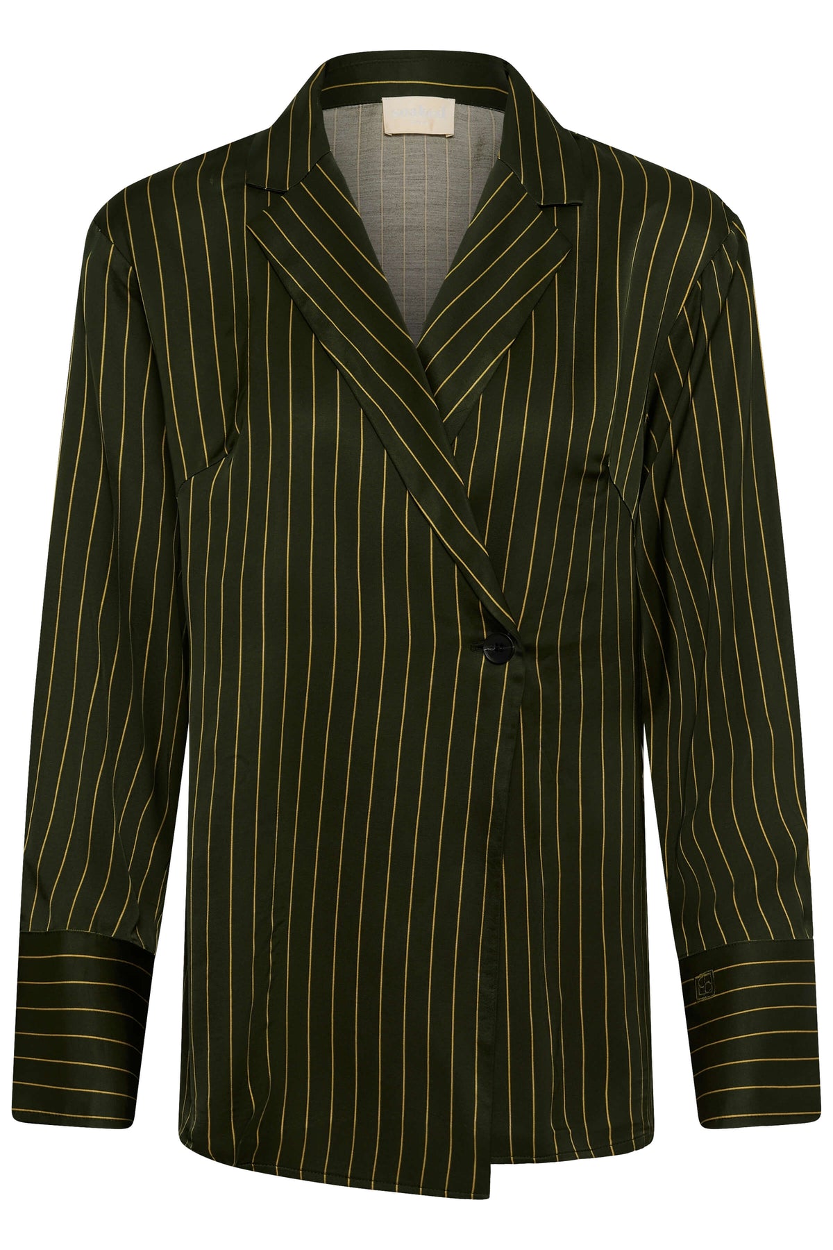 Soaked in Luxury Cinna pinstripe tailored shirt