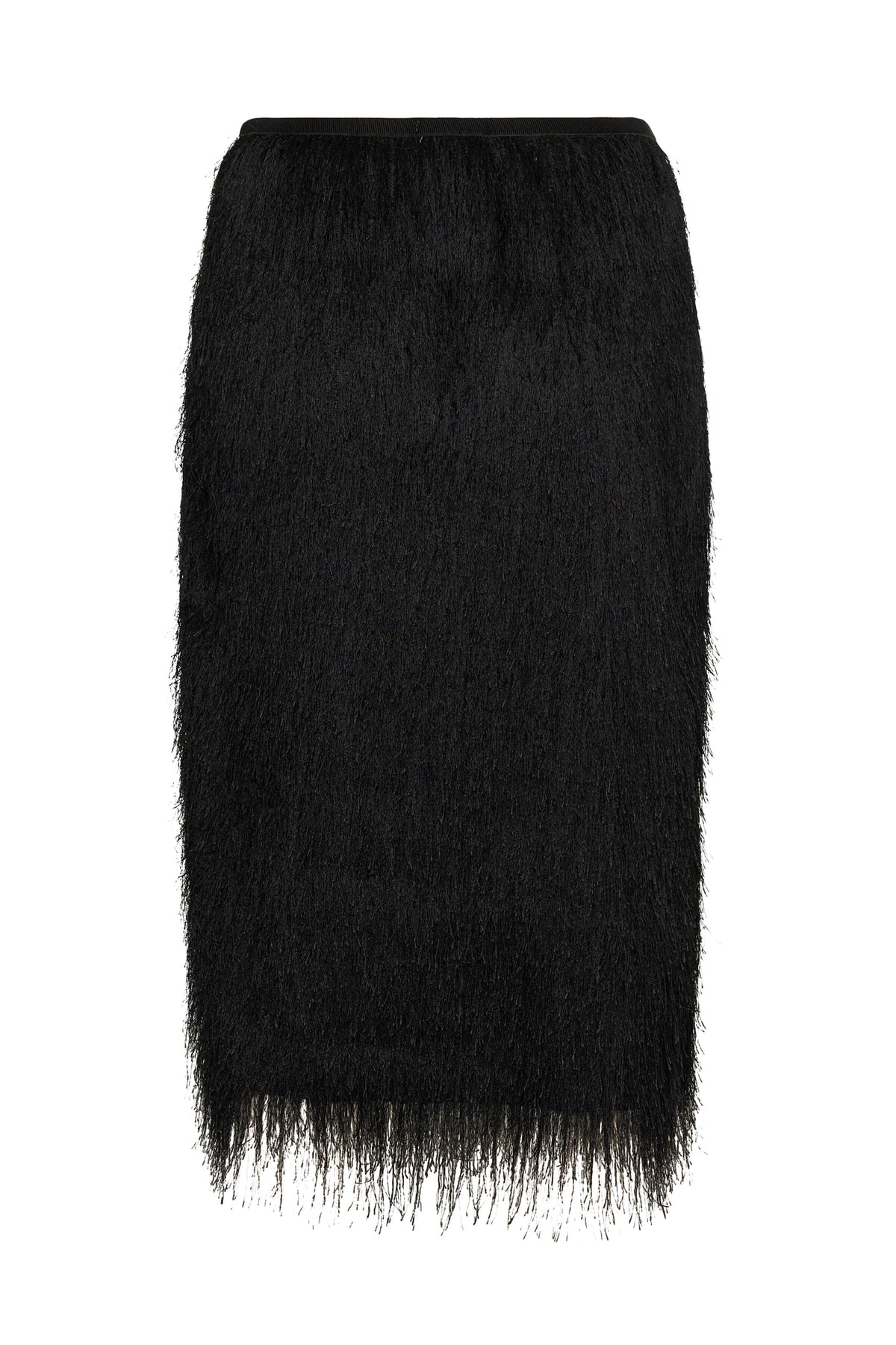 Front view of the Soaked in Luxury Dacre textured skirt