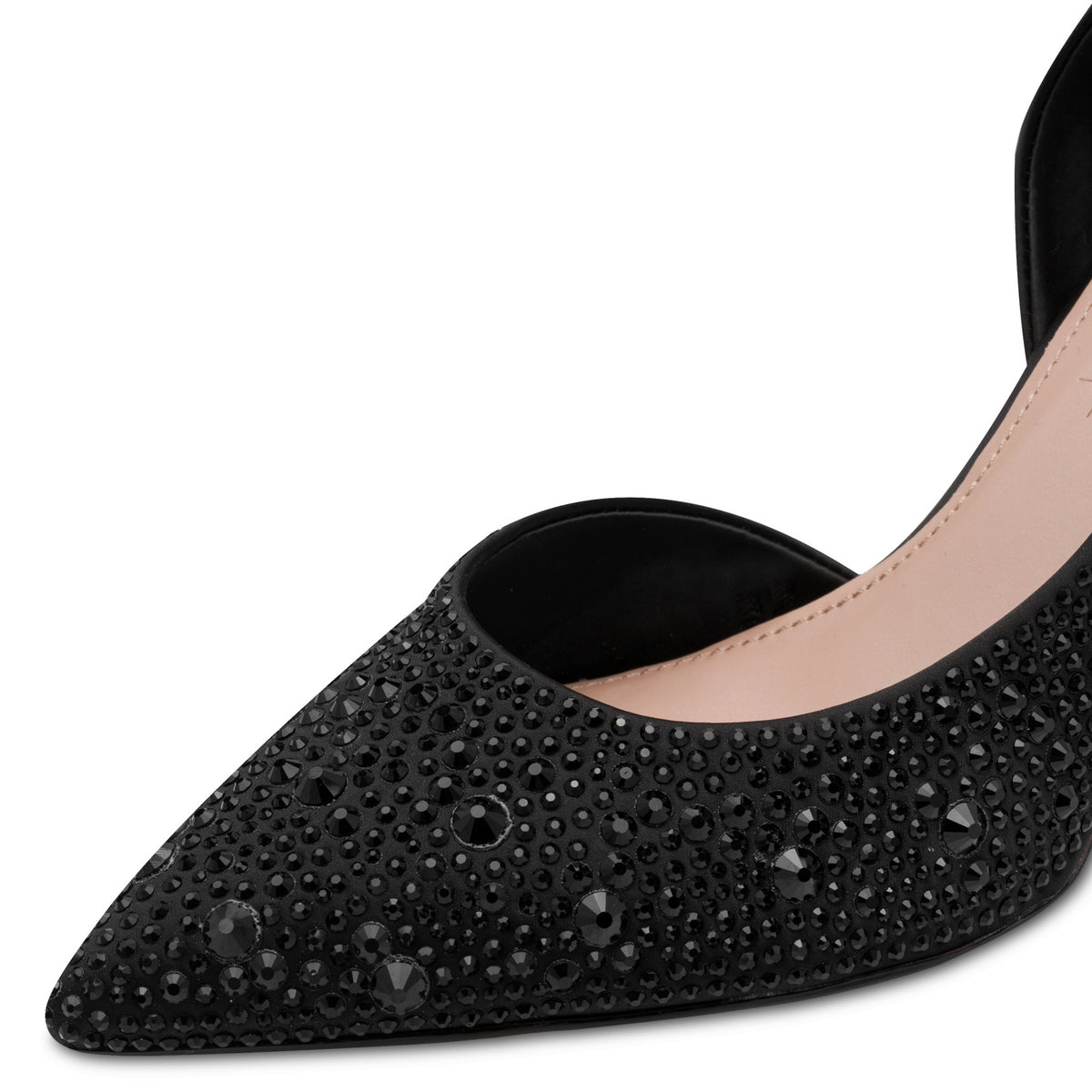 Tamaris Black Glam textile upper detail