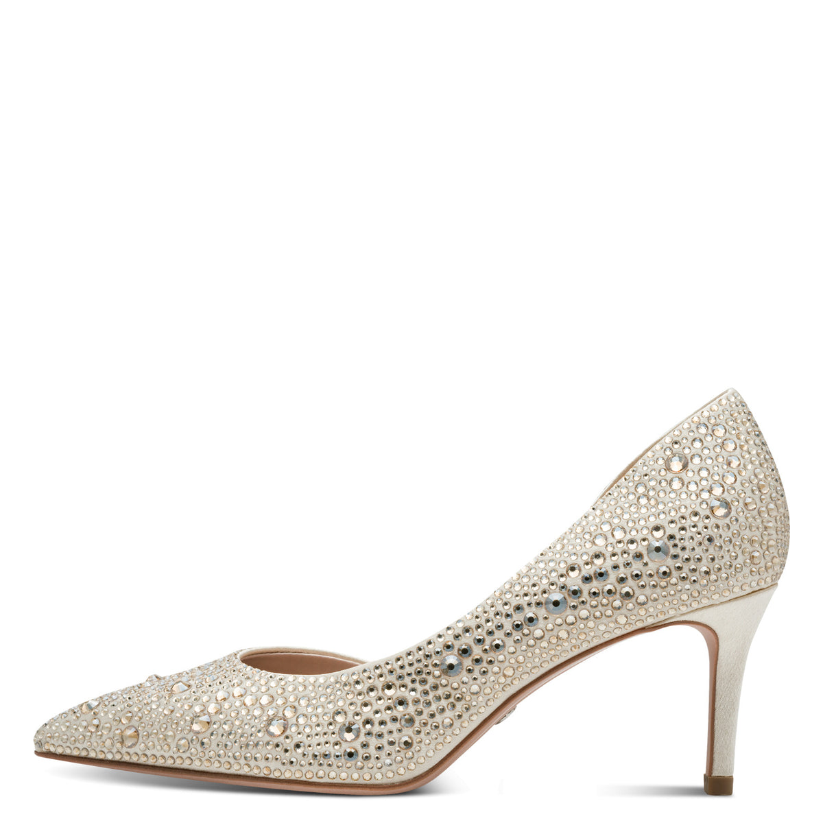 Tamaris Pearl Glam court shoes side profile