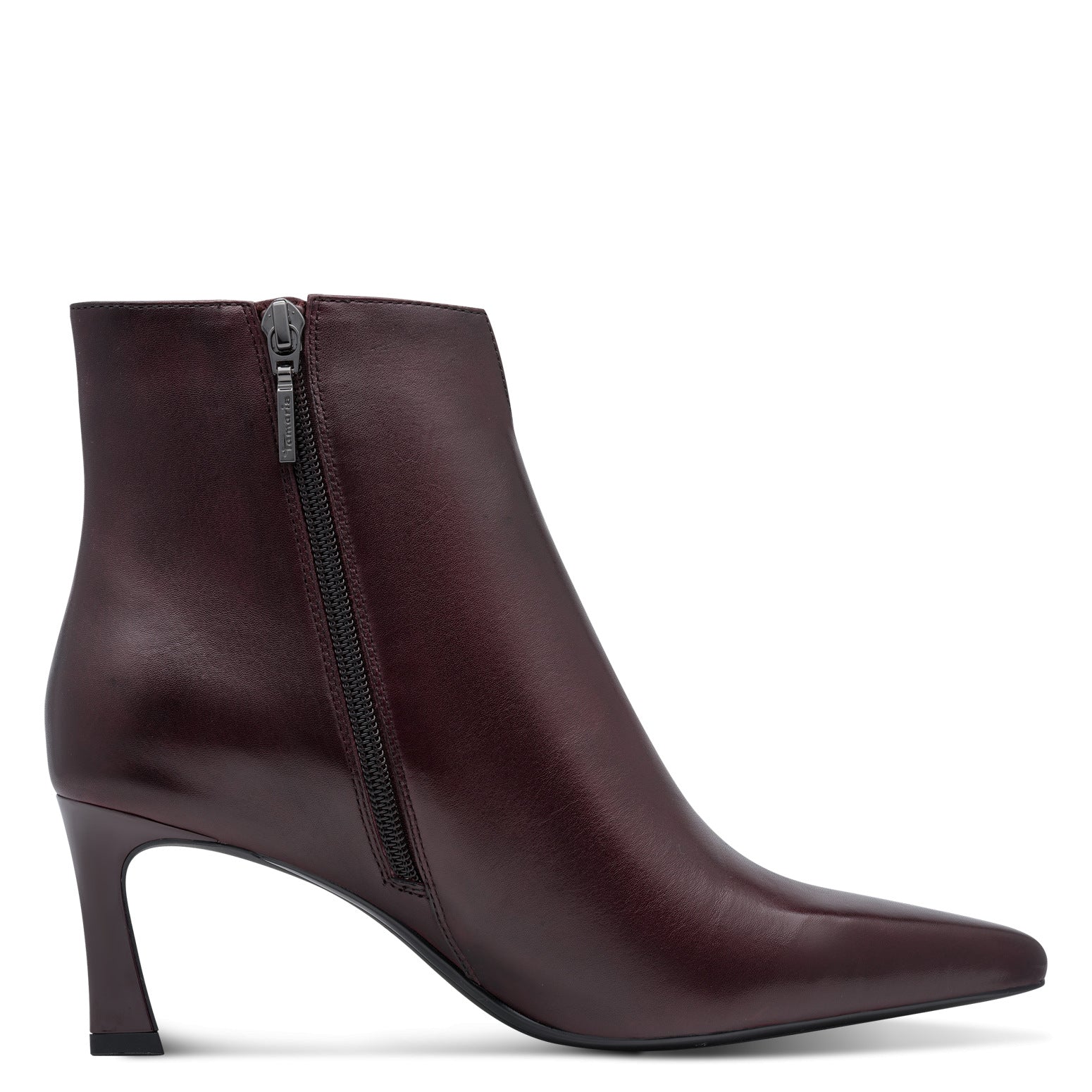 Tamaris pointed-toe ankle boots with side-zip fastening