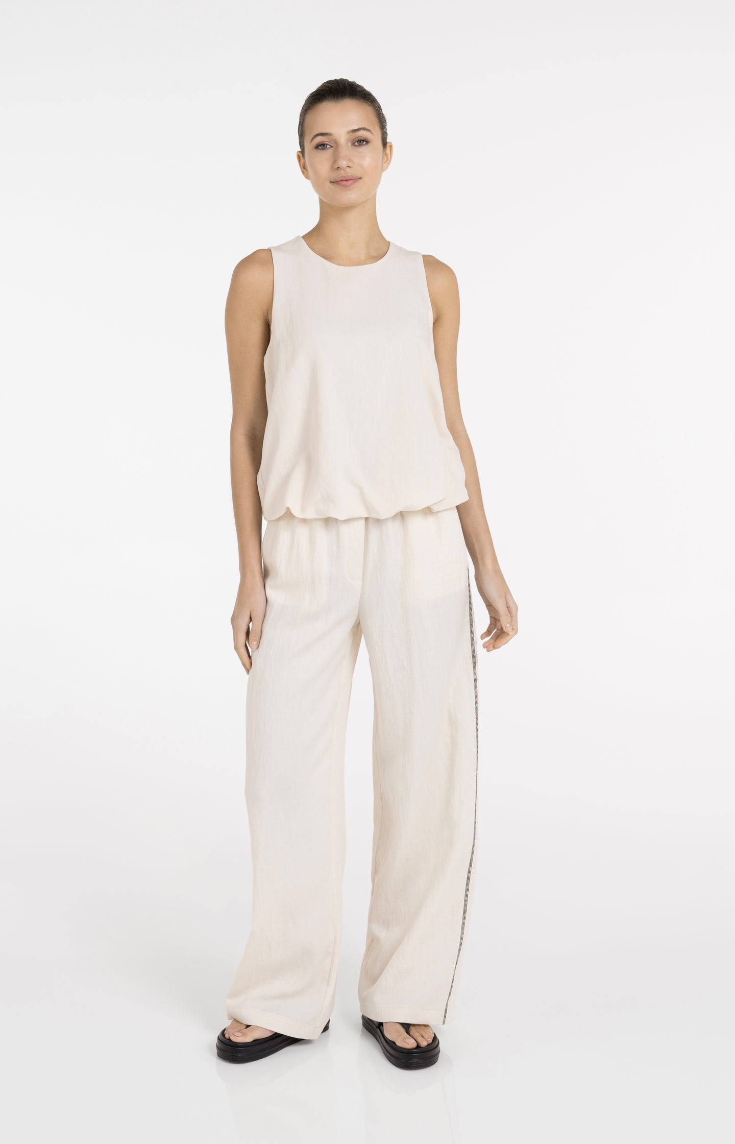 Cream trousers