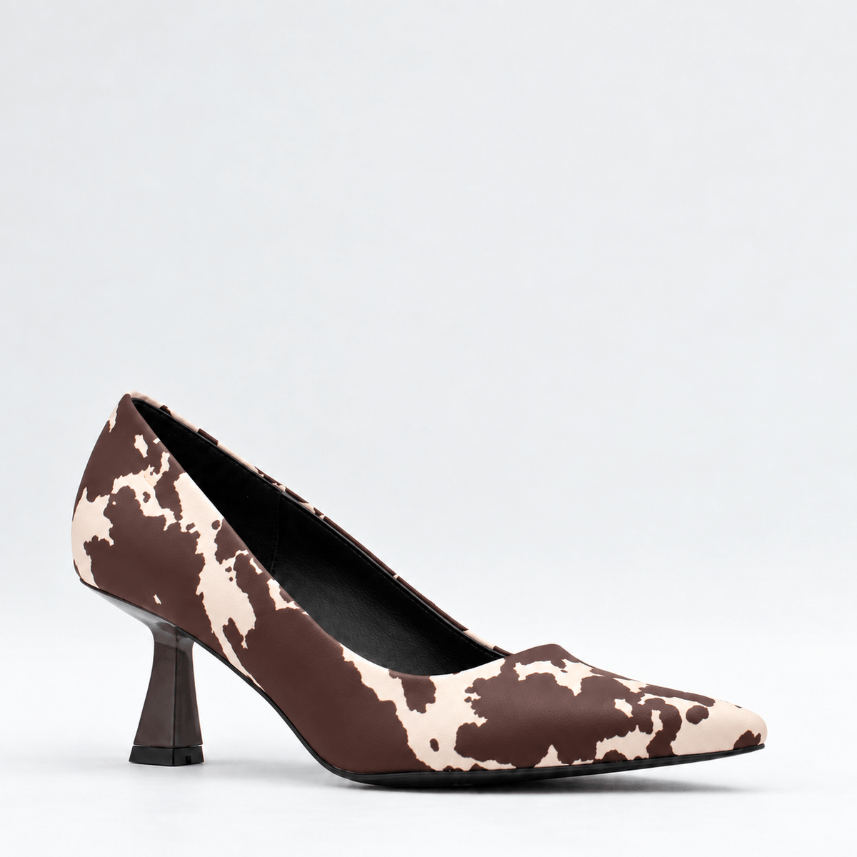 Una Healy Endless Cow Print Court Shoes