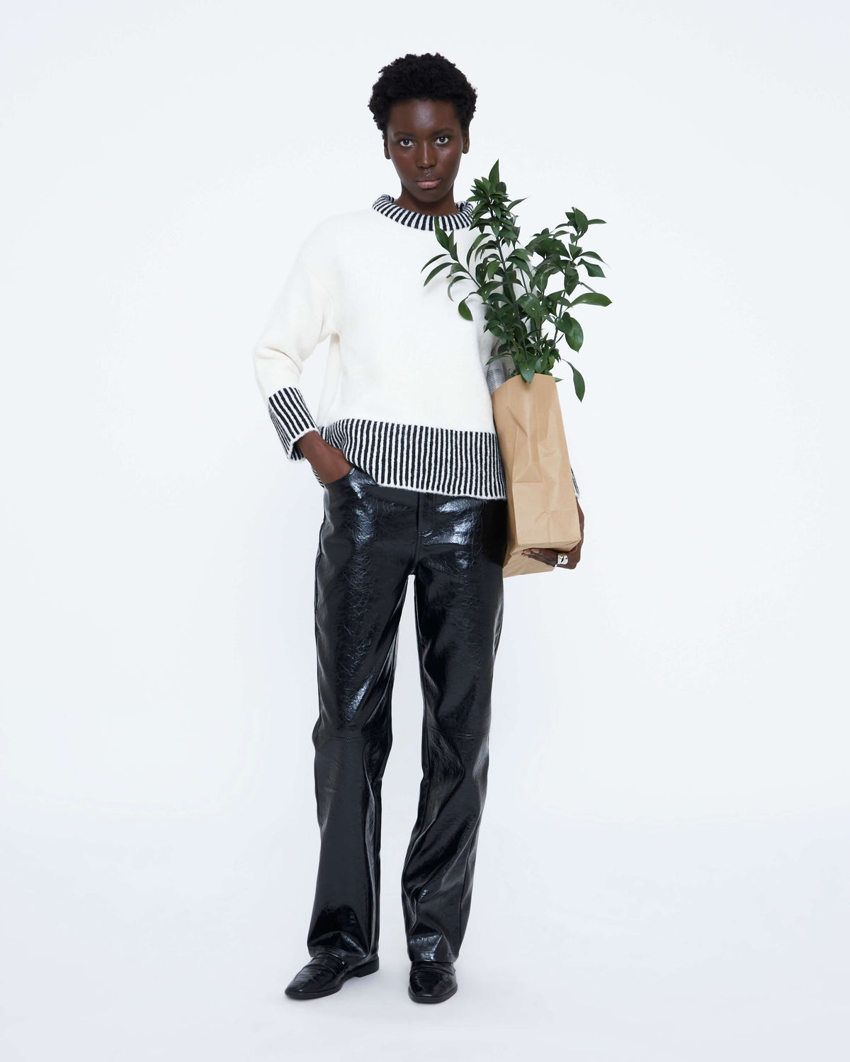 Wild Pony long-sleeved geometric jumper