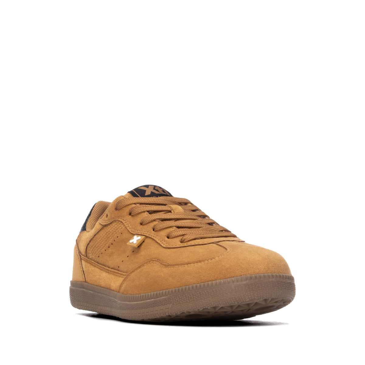Xti lace-up sneaker with a soft textile finish