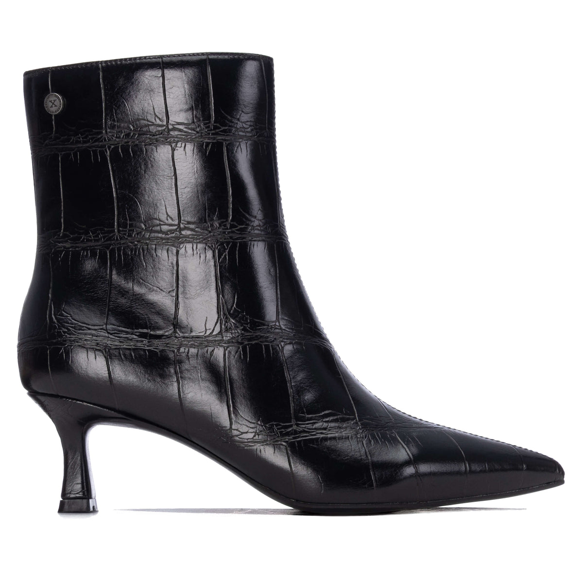 Xti women’s ankle boot 14621803 with crocodile-effect finish