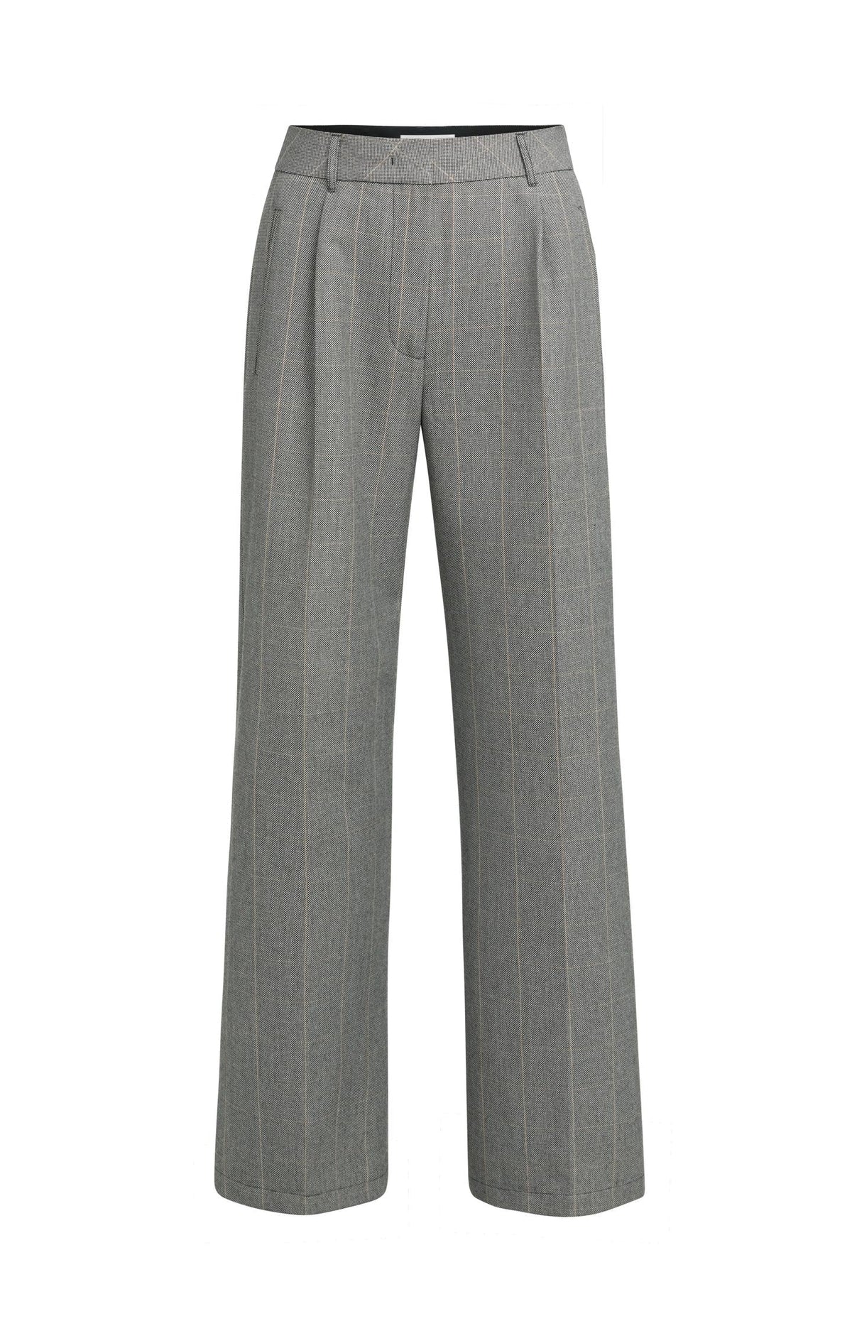 YAYA check trousers with side pockets
