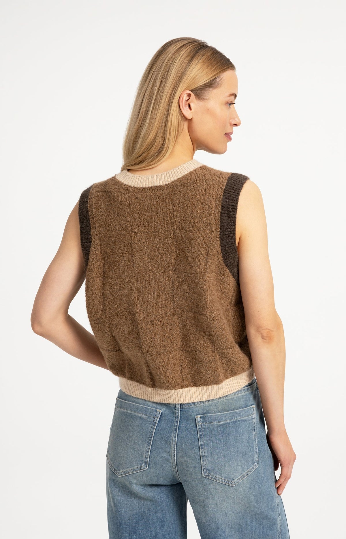 YAYA round-neck layering vest