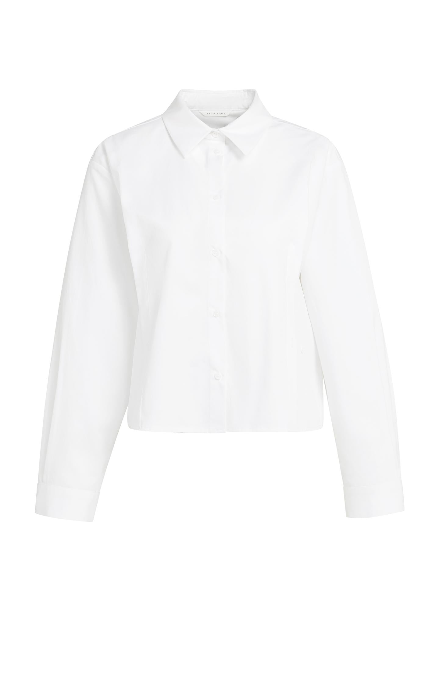 Women’s YAYA poplin shirt with classic collar